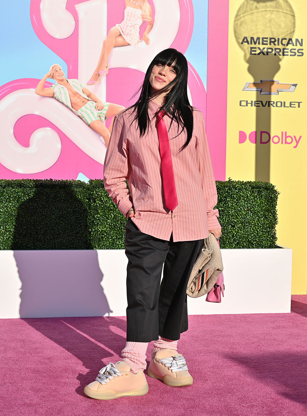 Billie Eilish attends the world premiere of ‘Barbie’ in Los Angeles. Photo / Getty Images