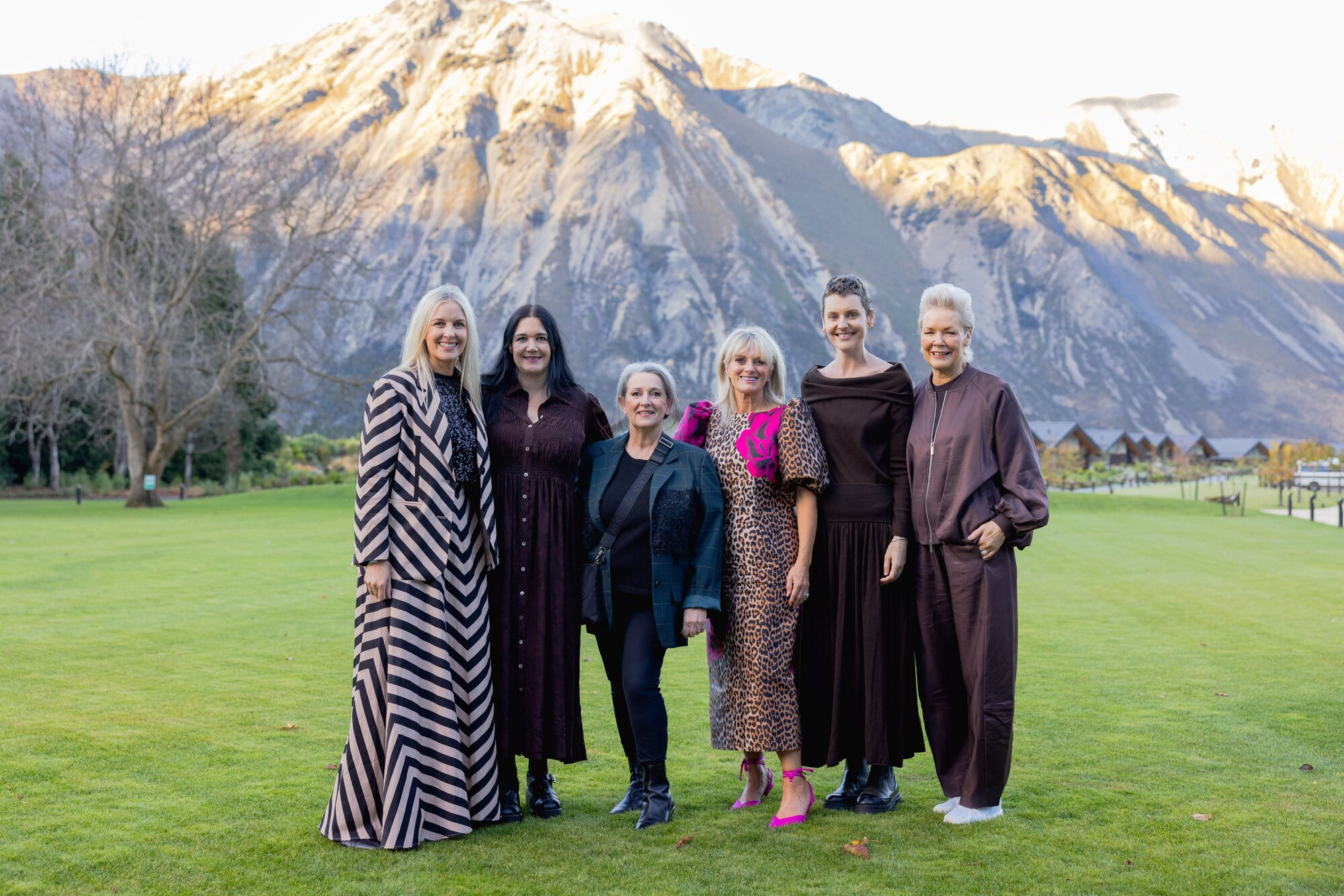 Judith Pratt, Kate Devlin, Robyn Mooney, Dame Trelise Cooper, Lizzie Steele and Sue Howe. Photo / Lisa Sun 