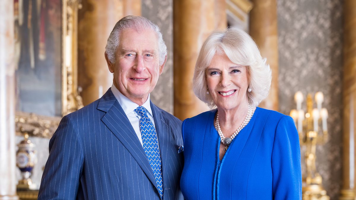 A new portrait of King Charles and Queen Consort Camilla has been released ahead of his coronation. Photo / Buckingham Palace