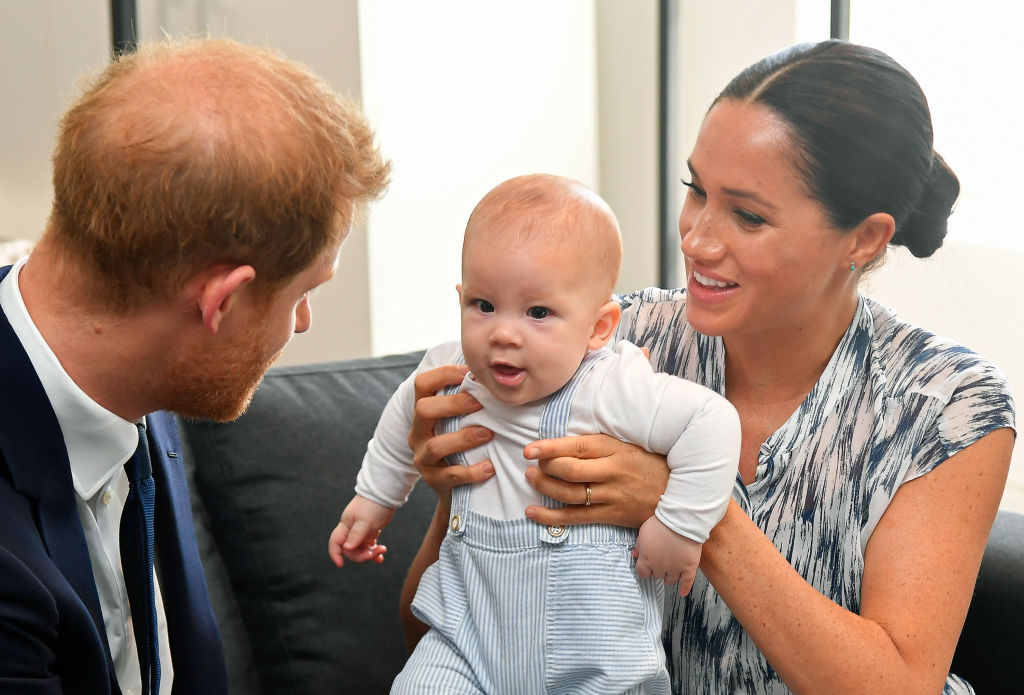 Harry and Meghan and their son, Archie, before the family stood down from royal duties and moved to the US. Photo / Getty Images