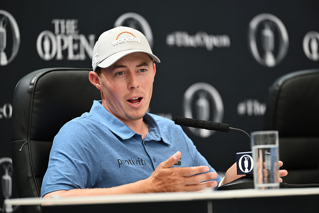 Matt Fitzpatrick says gambling is fuelling abuse from golf spectators. Photo / Getty Images