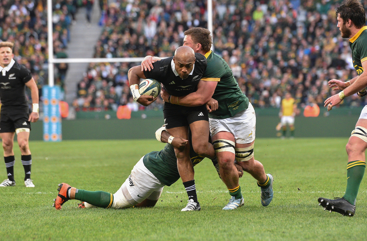 Mark Tele’a couldn't find the space he's renowned for against the Springboks. Photo / Photosport