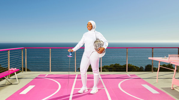 Role model: Ibtihaj Muhammad will instruct you on fencing. Photo / Supplied, Airbnb