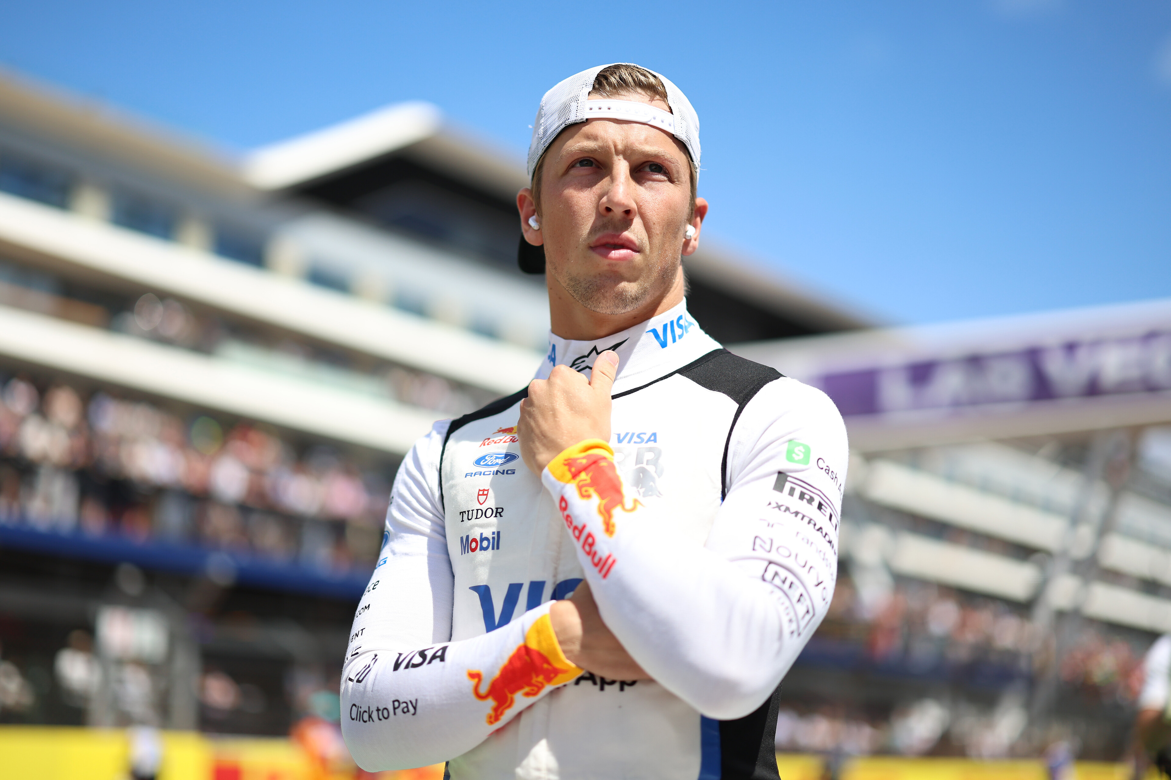 Liam Lawson at the British Grand Prix. Photo / Photosport