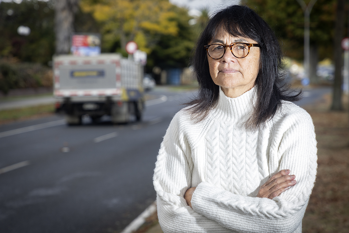 Carolyne Hall is upset at plans to extend contracted emergency housing motels in Rotorua. Photo / Andrew Warner