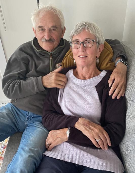 Dr Logan McLennan has multiple myeloma, a type of blood cancer, and needs drugs that are not funded by Pharmac.
Photographed with wife Robin McLennan, in early 2023.