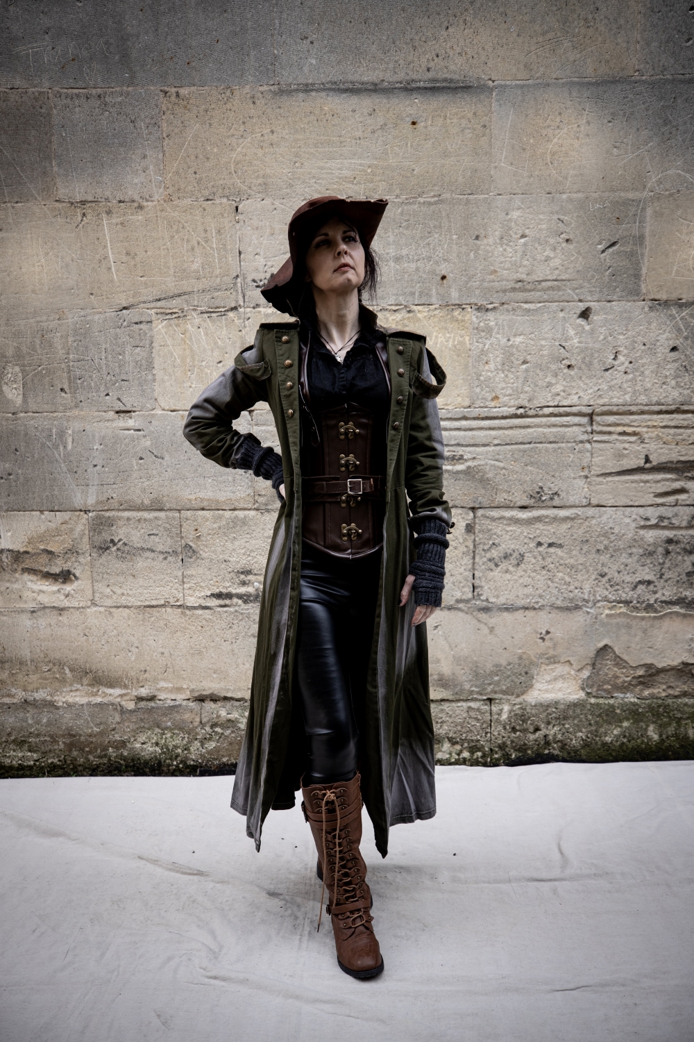 Anna Walsh attends the Steampunk Festival 2024 in Oamaru. Photo / Dean Purcell