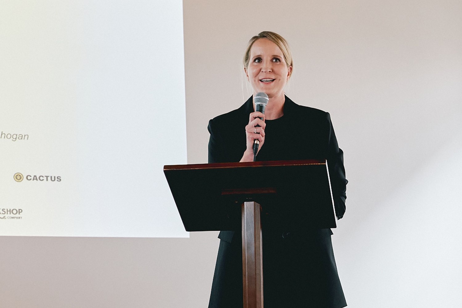 Juliette Hogan, pictured at Mindful Fashion’s inaugural Circular Fashion Design Awards in 2023, says it’s imperative the industry works collaboratively. Photo / Josh Szeto