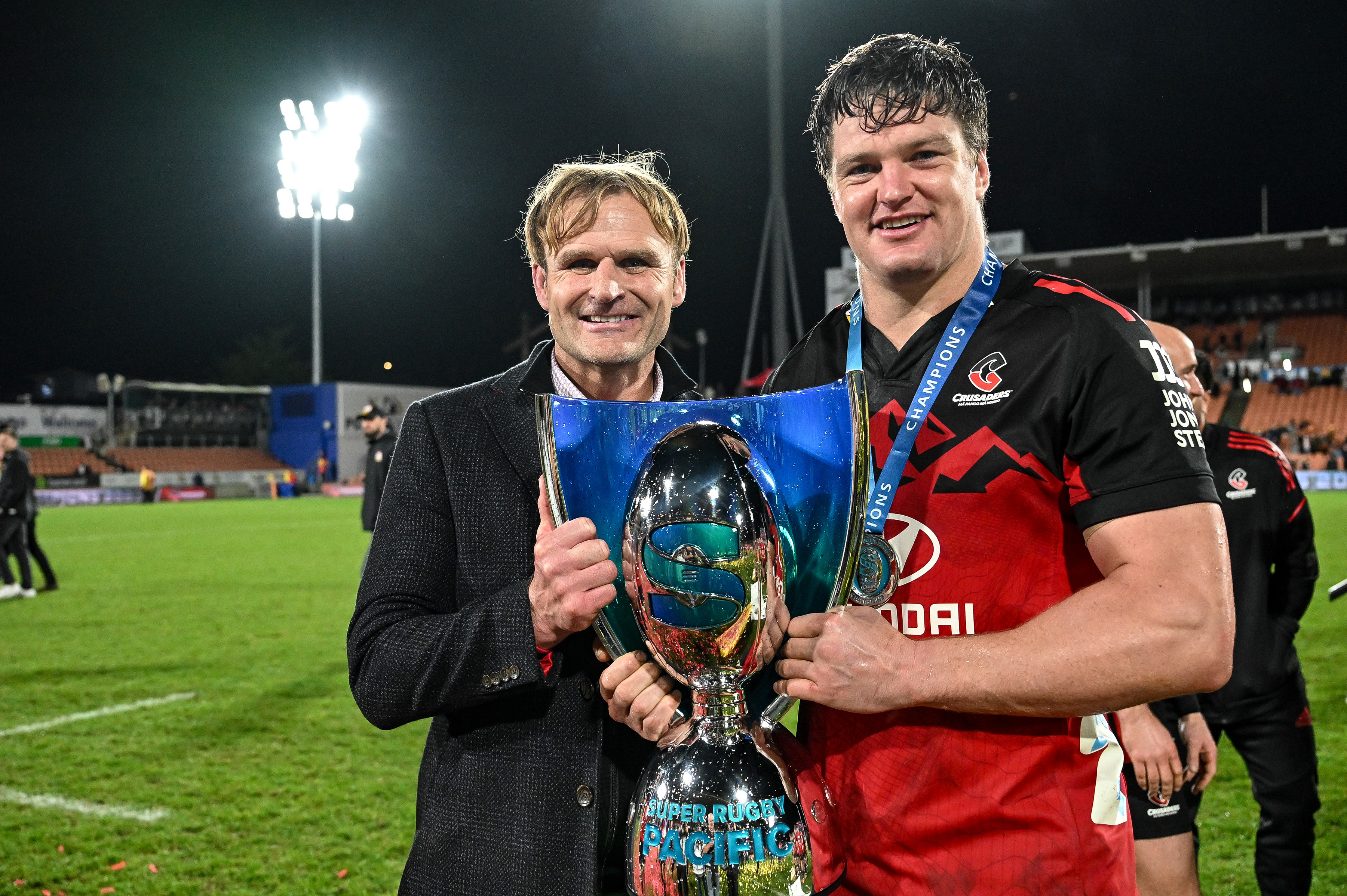 The last time the Crusaders won away from home was the 2023 Super Rugby Pacific final in Hamilton, beating the Chiefs 25-20. Photo / Photosport