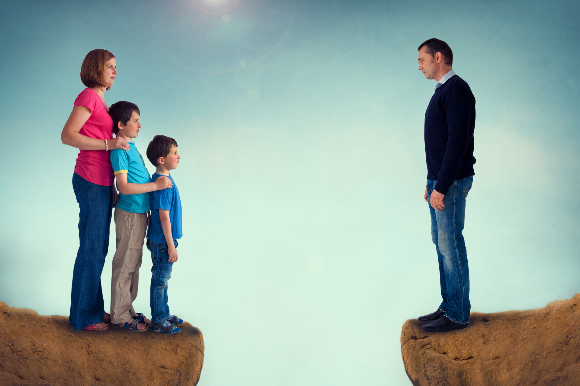 Ongoing litigation and financial abuse after separation can divide families and leave one side in poverty. Photo/123rf