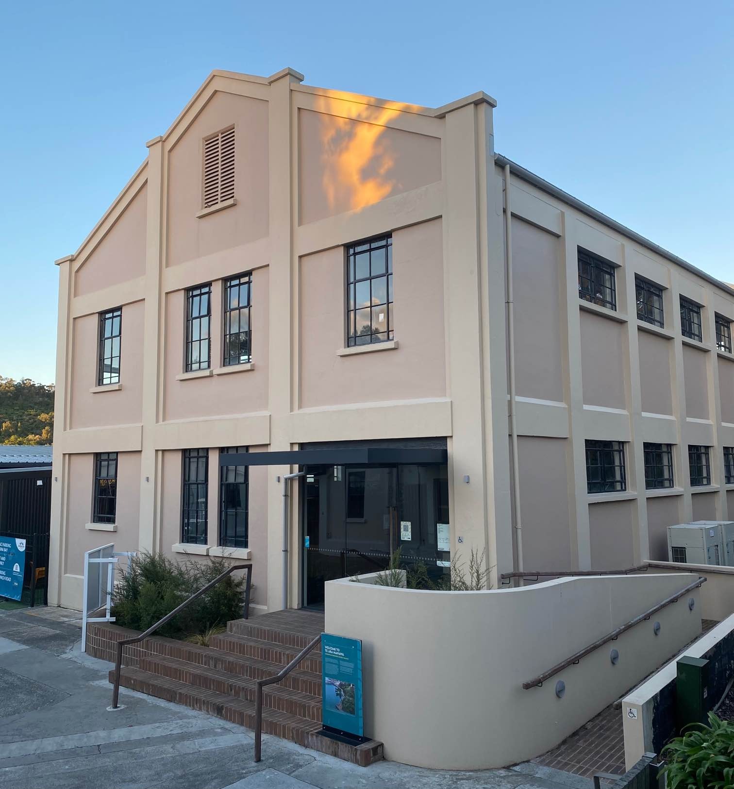 Portainer's new office - a converted Air Force building - at Catalina Bay, Hobsonville Point. The startup now has 30 staff (23 in NZ) and is looking to hire 50 by year's end). Photo / File