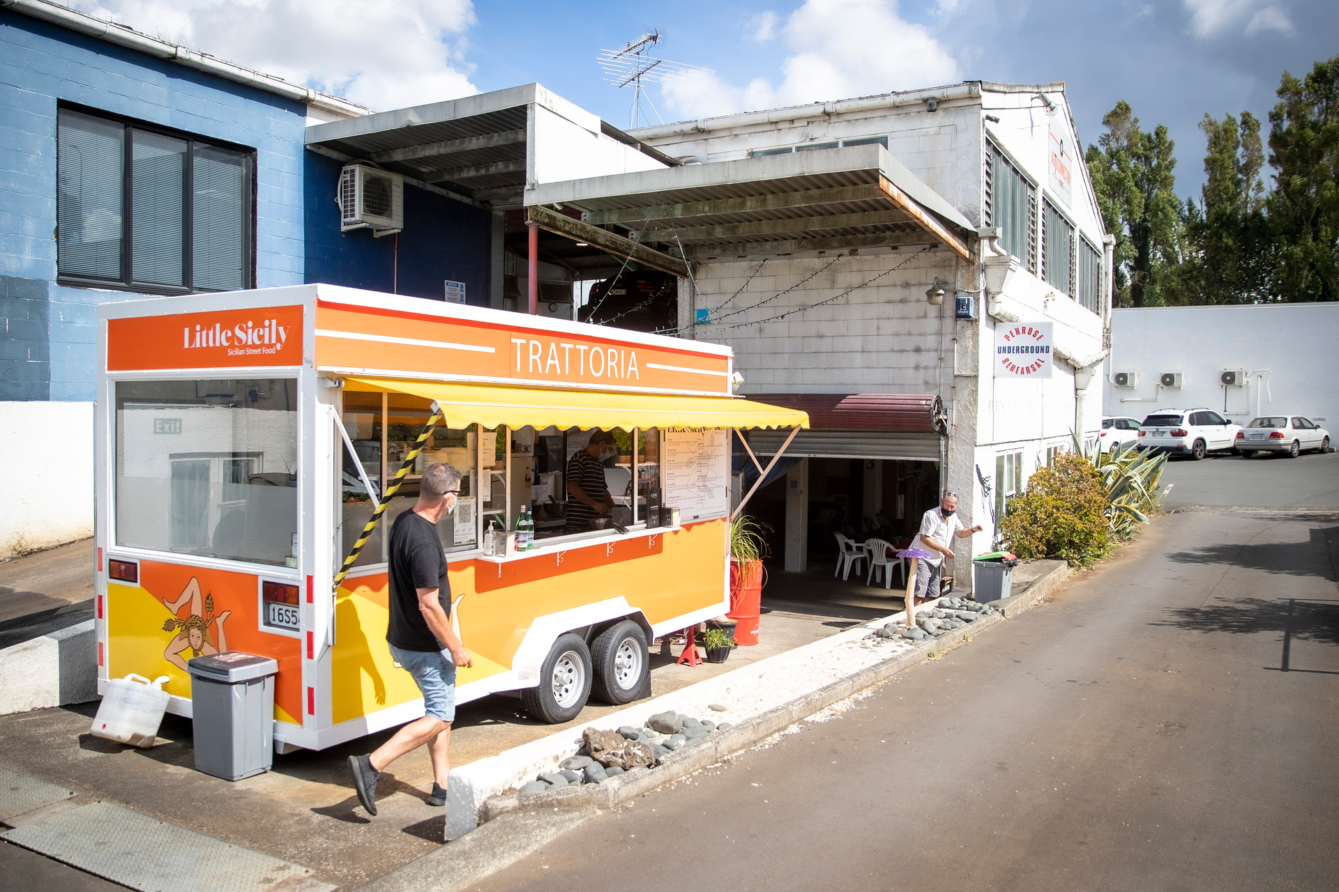 Little Sicily food truck parked in Penrose in 2022. Photo / Michael Craig