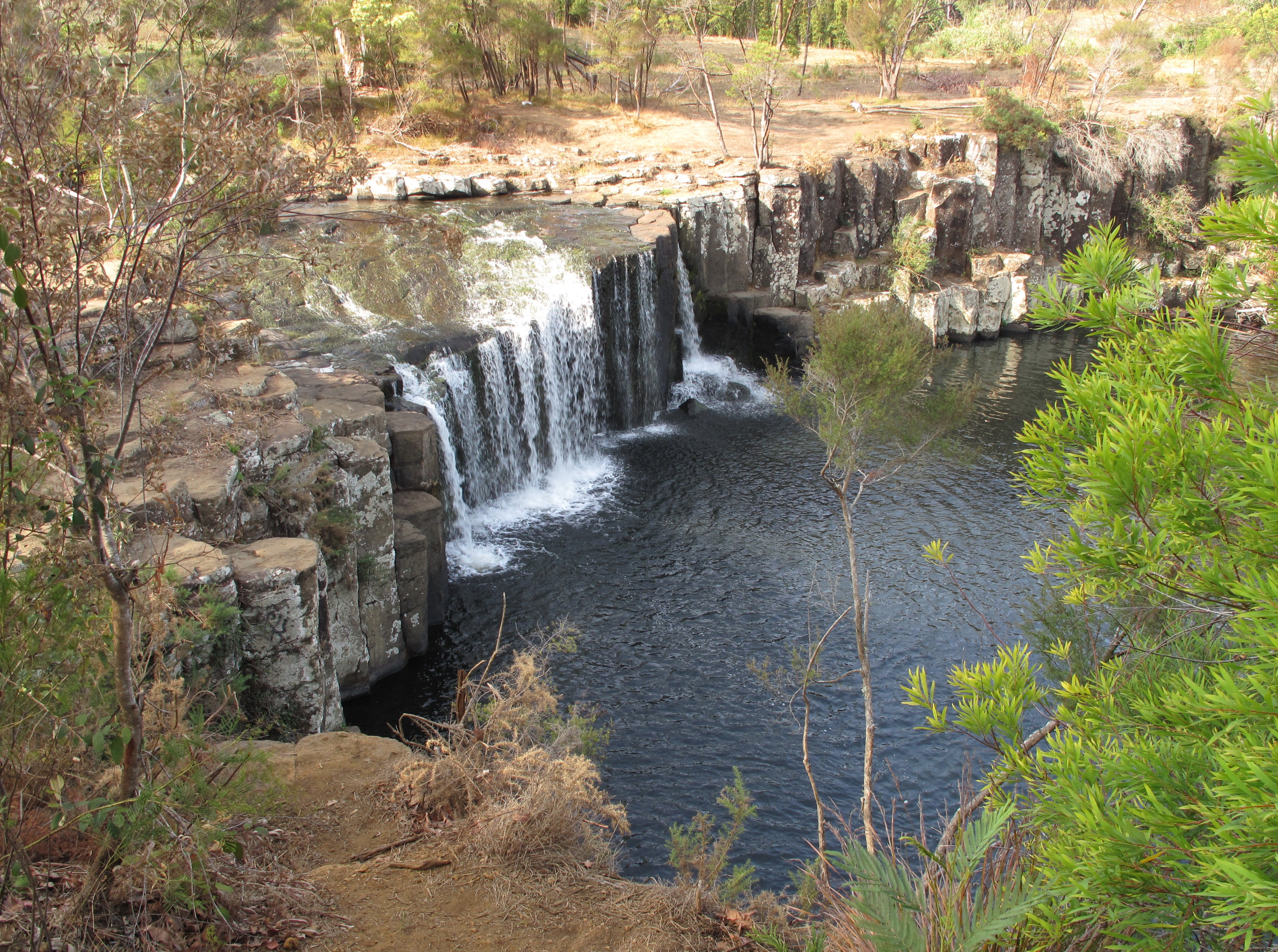 Charlie’s Rock (pictured), fed by the Waipapa Stream in Kerikeri, was unsuitable for swimming.