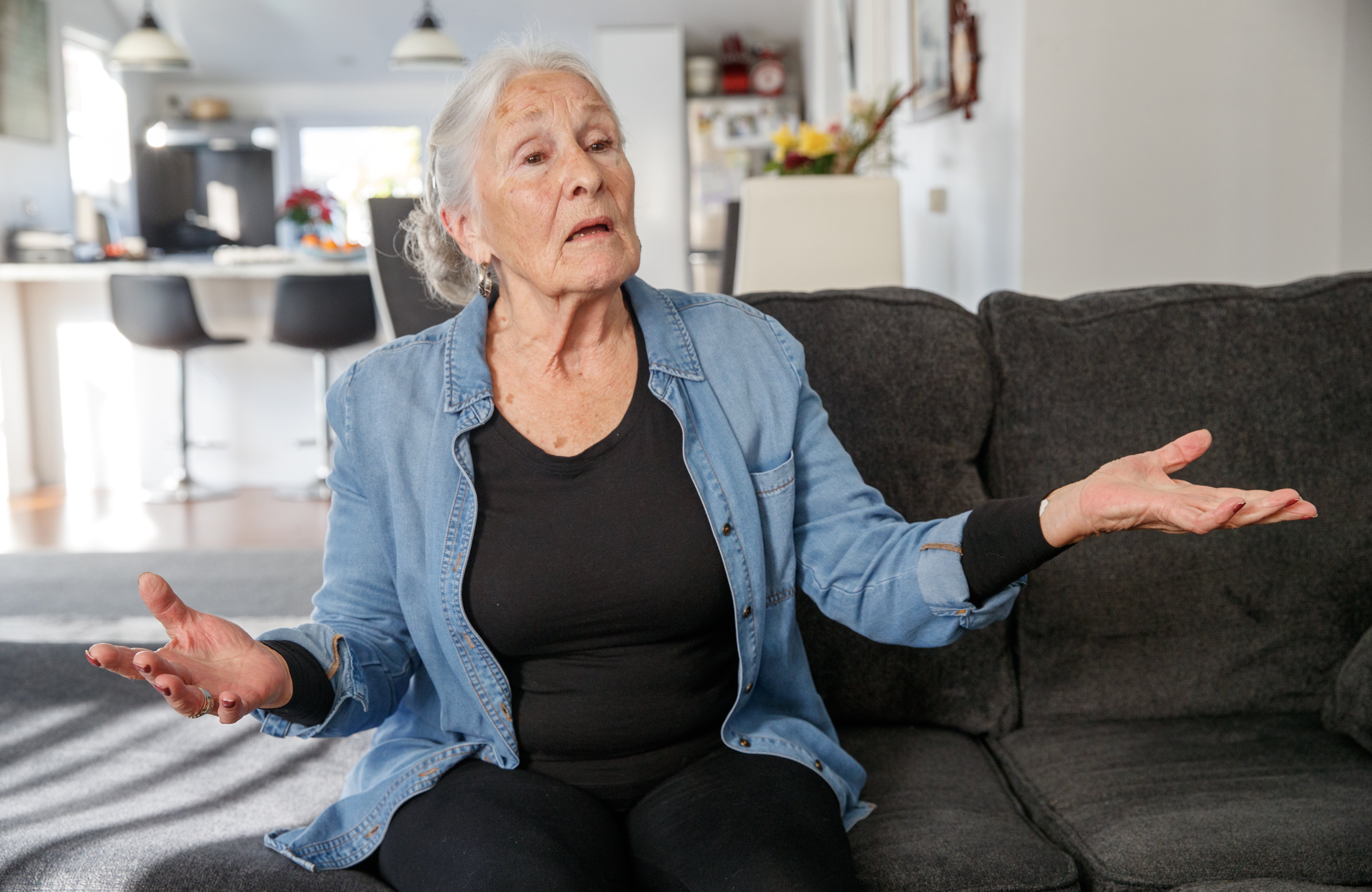 Kristine Bartlett at her home in Lower Hutt. Photo /  Mark Mitchell  