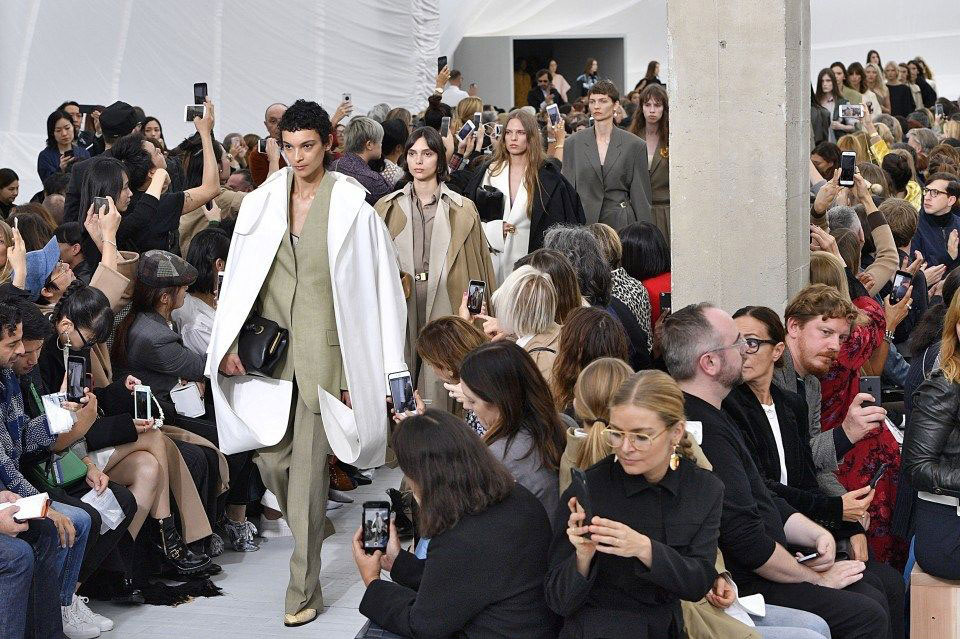 By way of contrast, Celine's Spring Summer 2018 collection, as shown last year in Paris. Photo / Jonas Gustavsson — The Washington Post