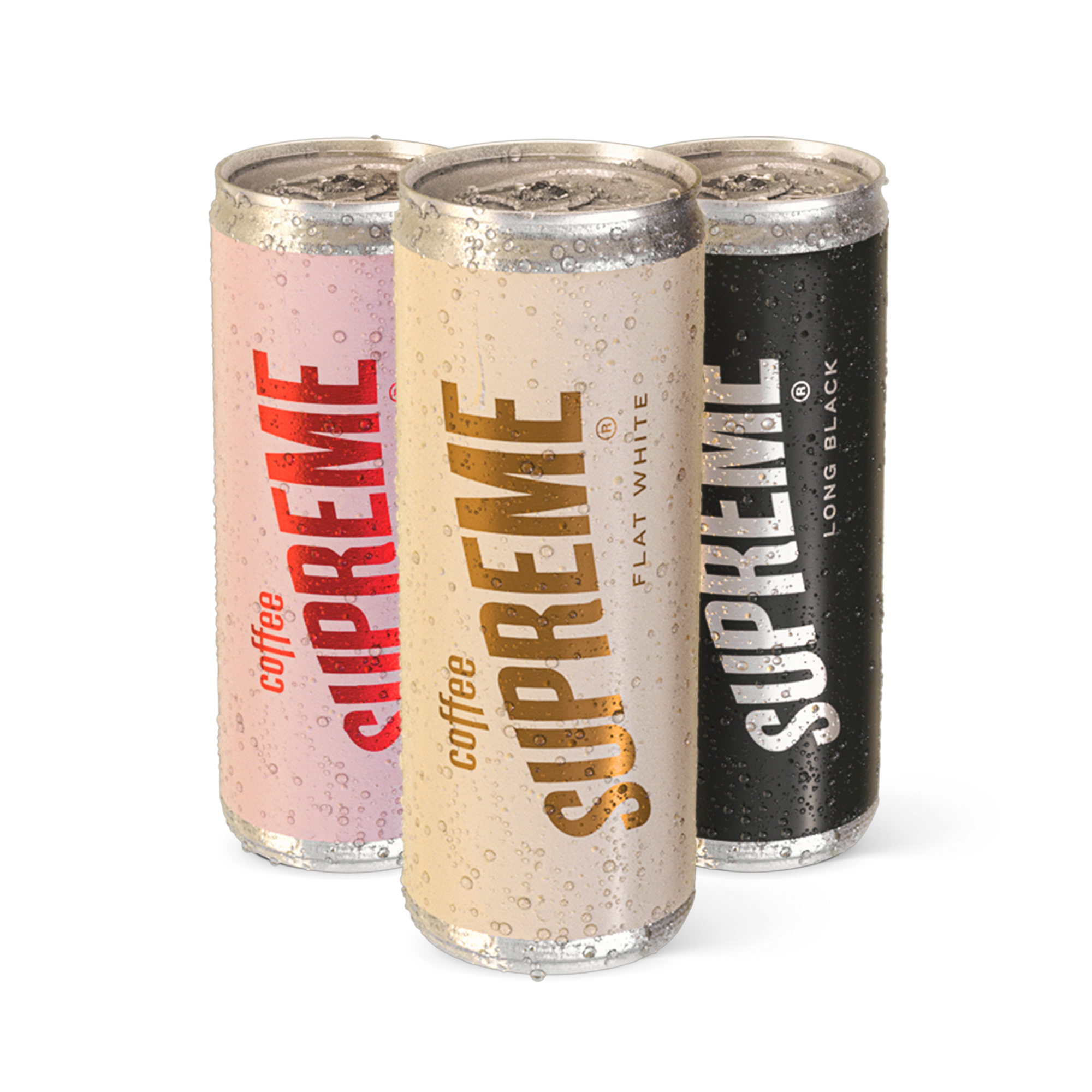Coffee Supreme's new canned coffee range. Photo / Coffee Supreme