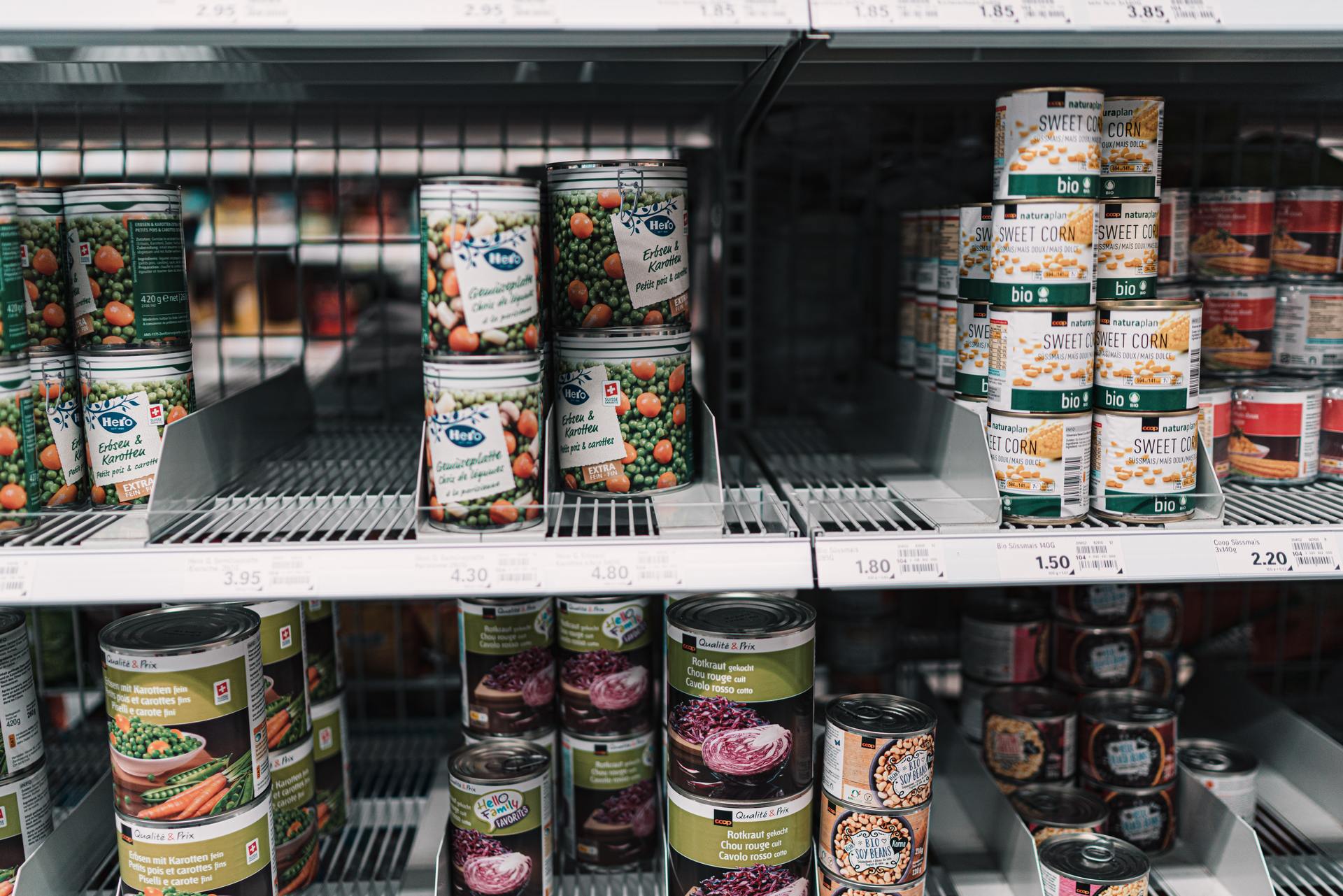 Plant-based foods don't need to be fresh. They can come from a can, a jar or the freezer. Spices and herbs can be dried. Photo / Claudio Schwarz, Unsplash