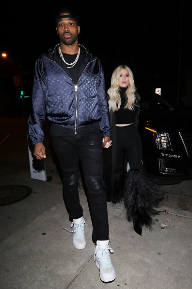 Khloe Kardashian and Tristan Thompson are seen on January 13, 2019 in Los Angeles. Photo / Getty Images
