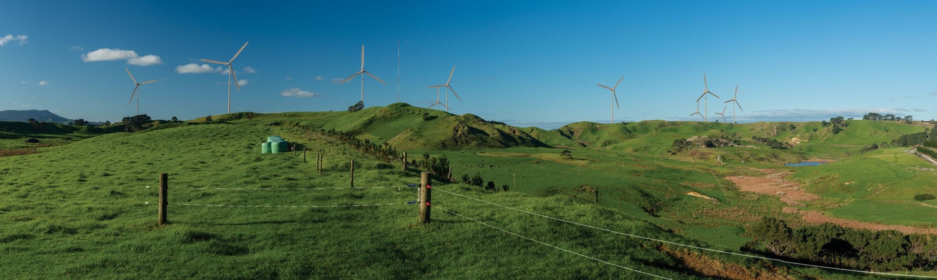 Artist's impression of how Omamari Wind Farm would look from Babylon Coast Rd, north of Dargaville. Image / supplied