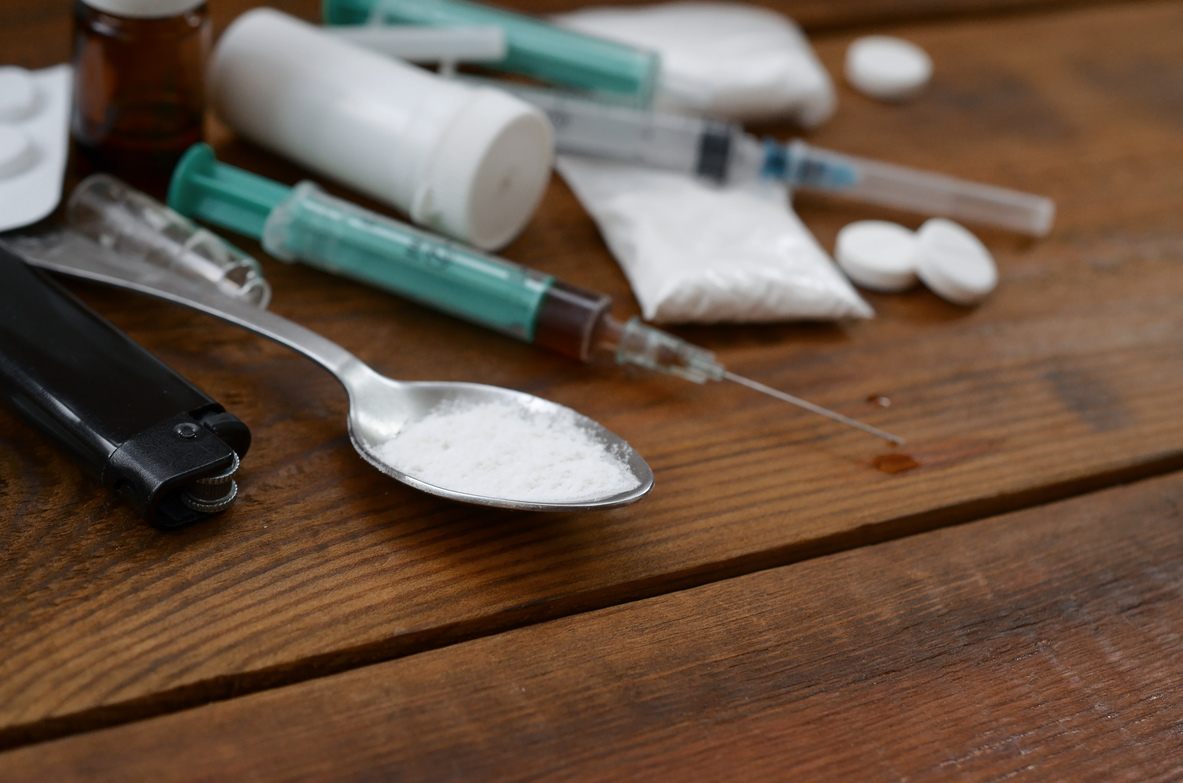 Heroin was detected in a white powder that was sold as an unknown benzodiazepine in the Auckland region. Photo / File 