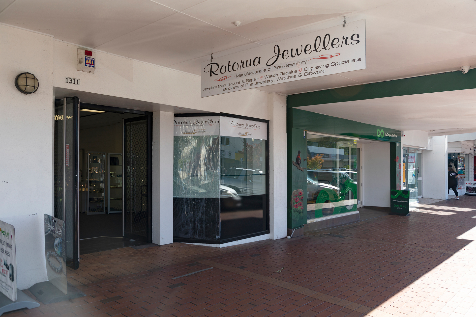 Rotorua Jewellers was broken into in May. Photo / Andrew Warner