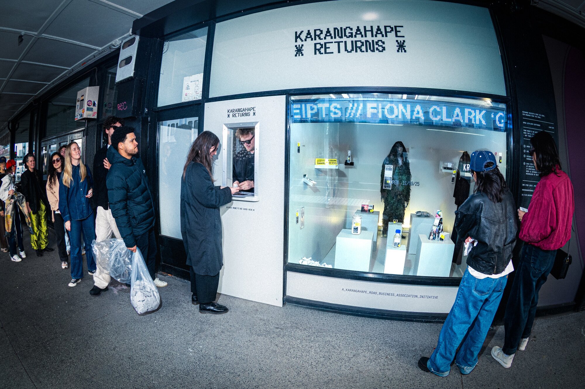 Karangahape Returns is an art installation-pop-up combo that refuses to take your money.