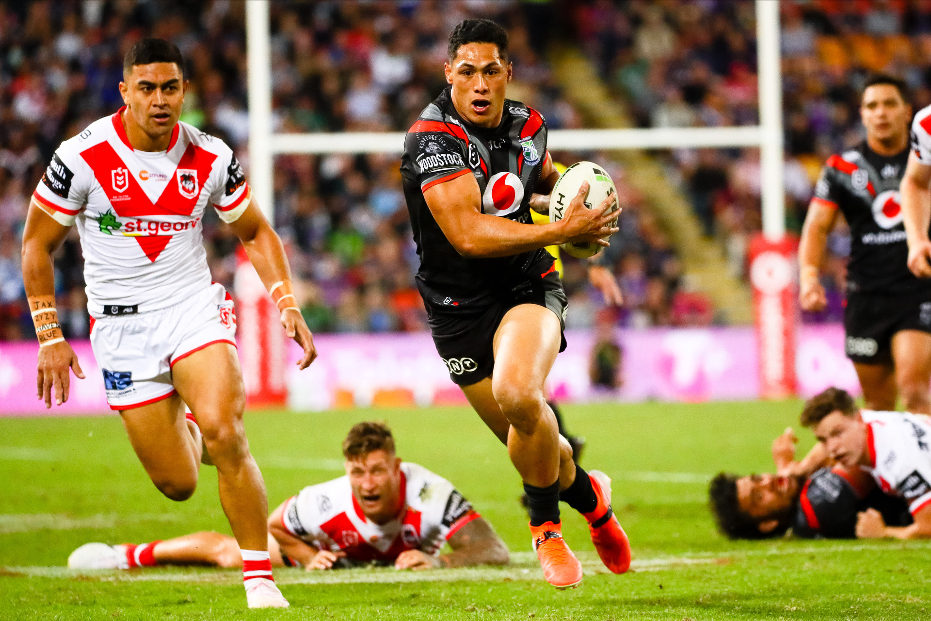 Roger Tuivasa-Sheck in action during NRL Magic Round at Suncorp Stadium, Brisbane. Photo / Photosport