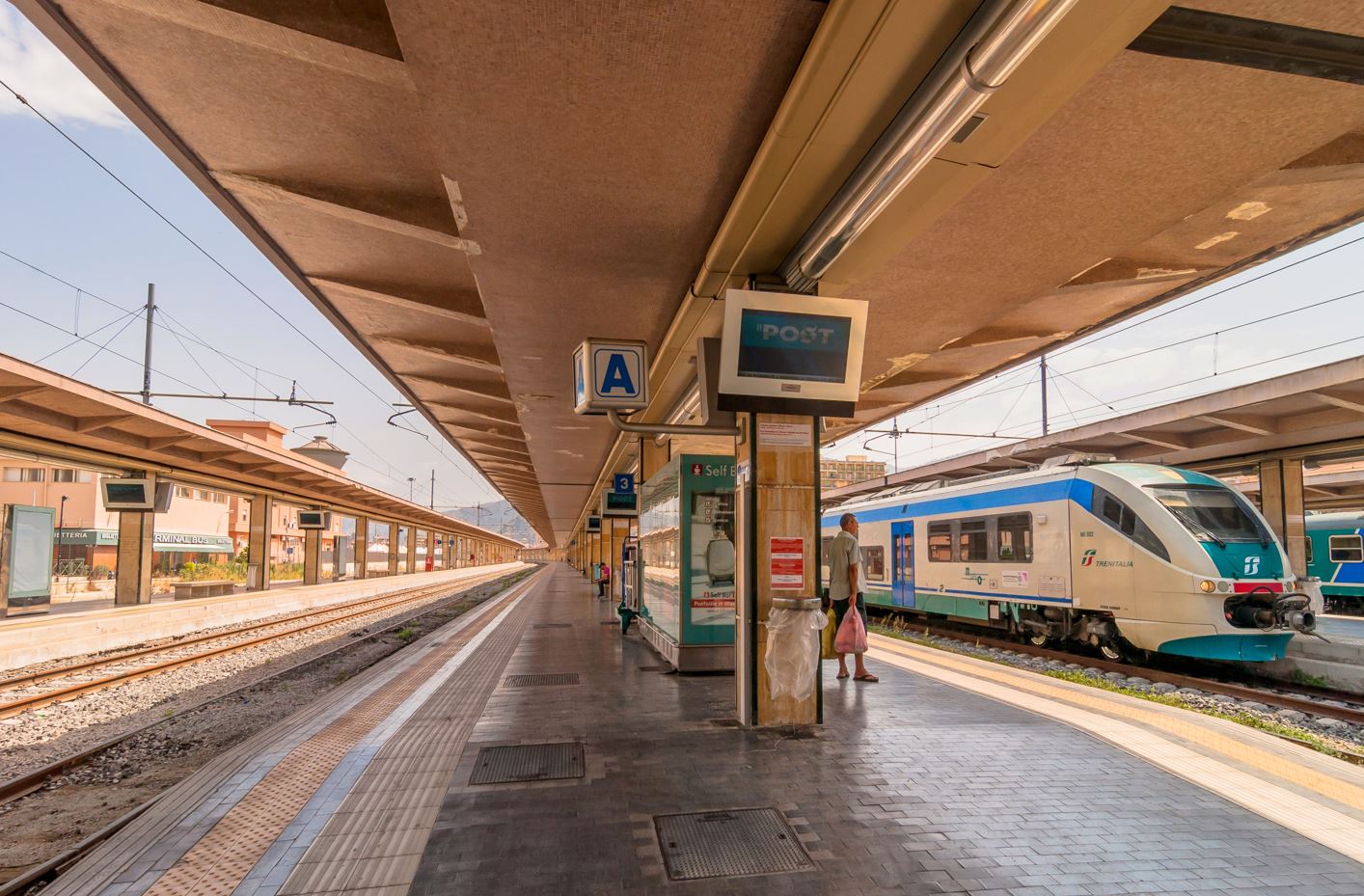 Palermo train station in Sicily. Photo / Getty Images