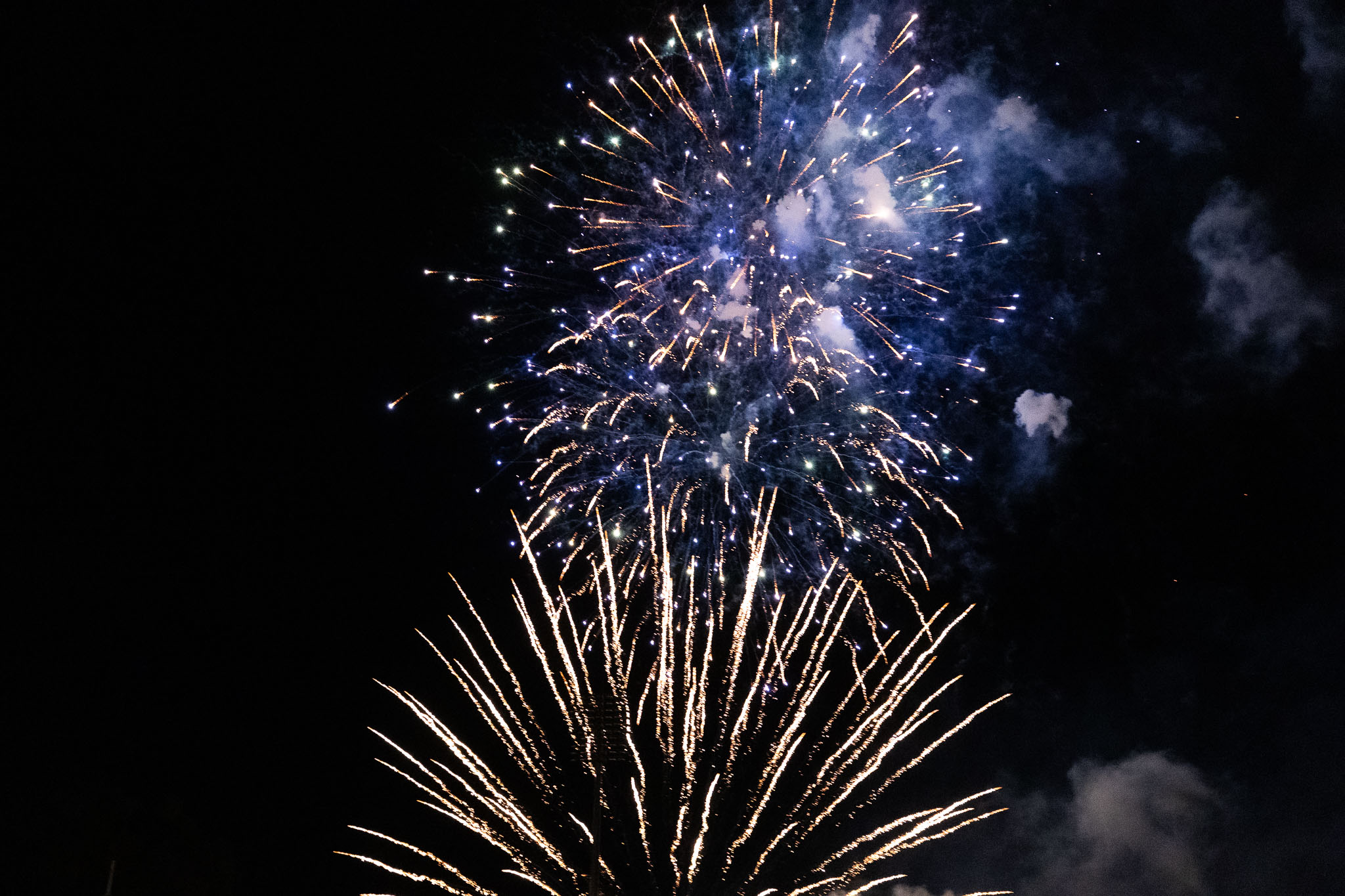 About 8200 people attended the Whangārei Fireworks Spectacular on Saturday. Photo / Sarah Marshall Photography