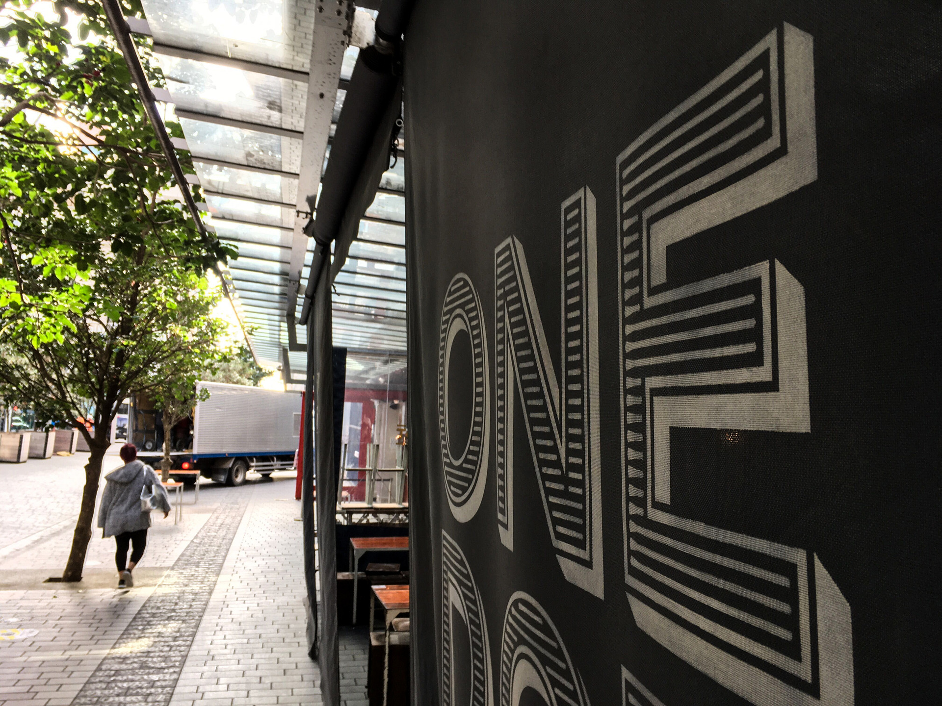 Federal St in central Auckland joins the rest of the city moving to alert level 1. Photo / Alex Robertson