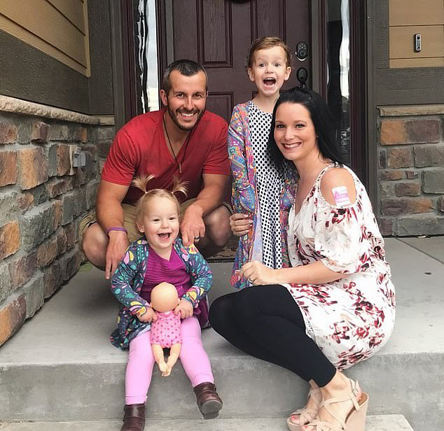 Chris Watts stares daggers at wife s friend after he returns home