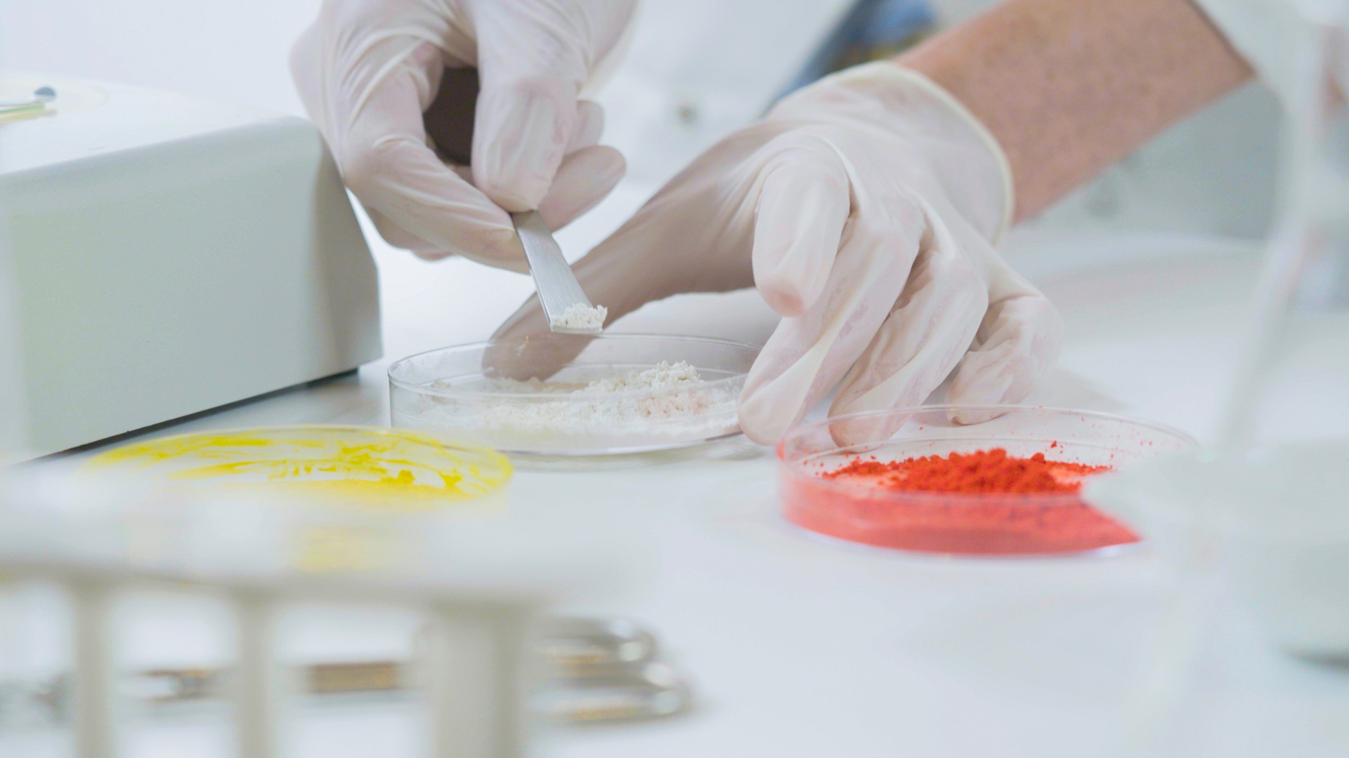 Pigments were a way of applying colour to a wide range of materials. 