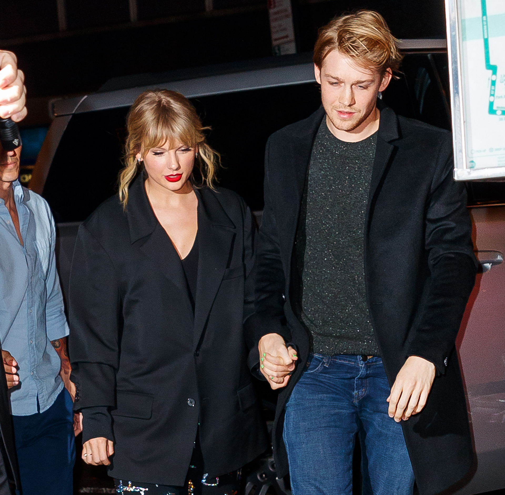 Taylor Swift and Joe Alwyn co-wrote tracks on her last three albums. Photo by Jackson Lee/GC Images