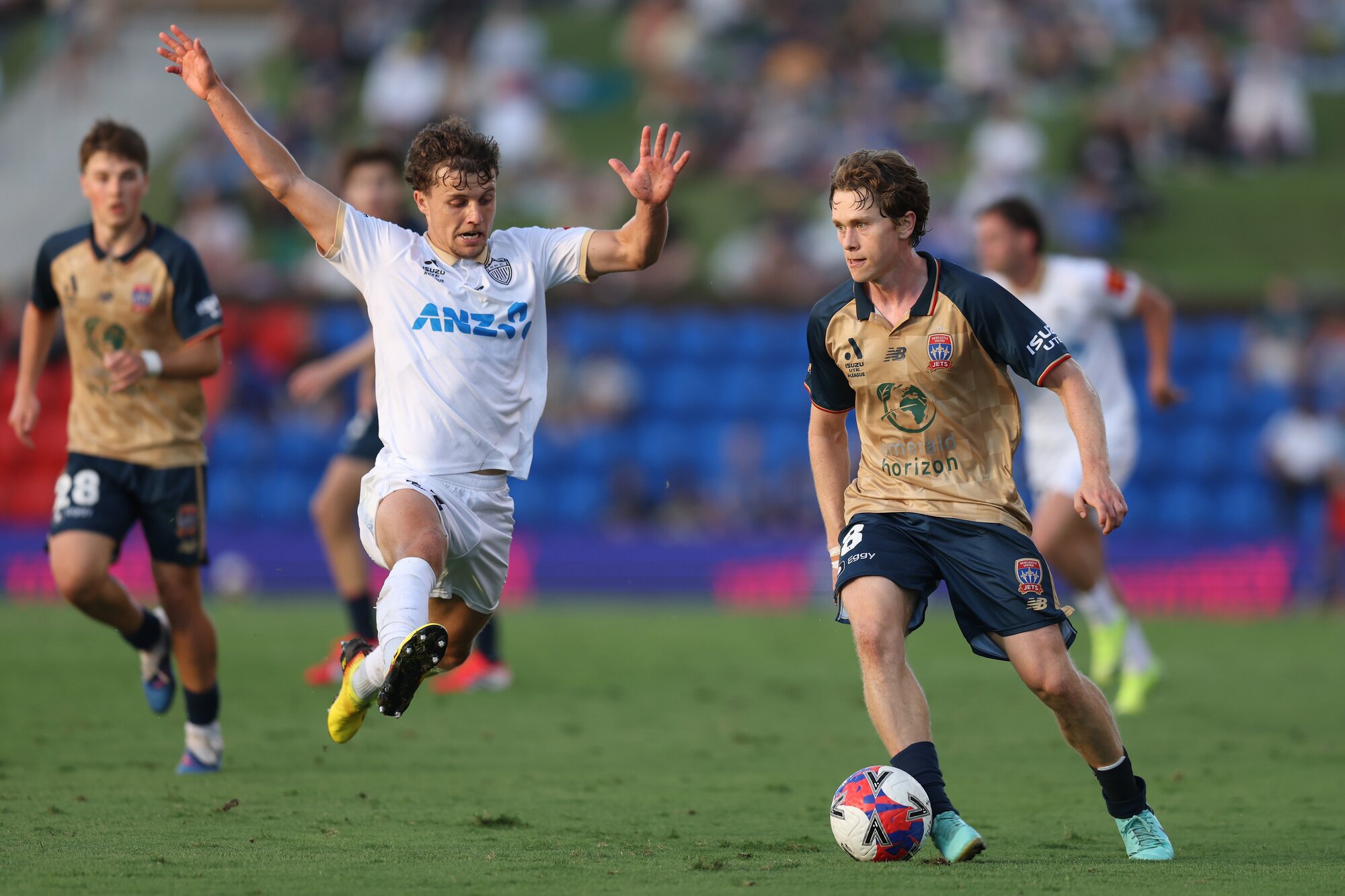 Lachlan Bayliss has been included in an All Whites squad for the first time. Photo/Getty Images.