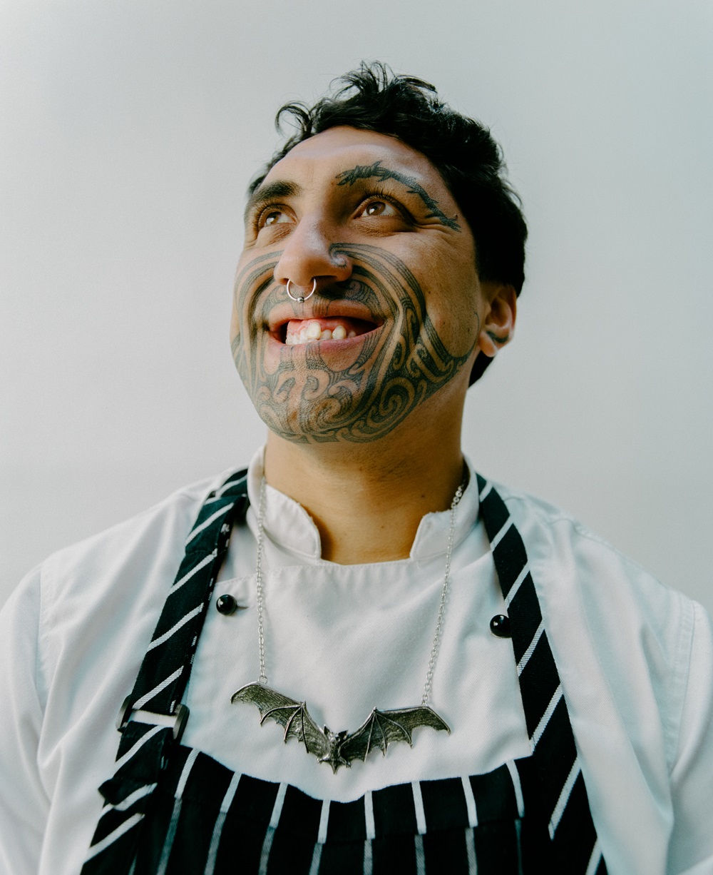 Head chef of Auckland’s Ada Restaurant, Kia Kanuta, is part of the Behind The Smiles campaign. Photo / Tom Gould