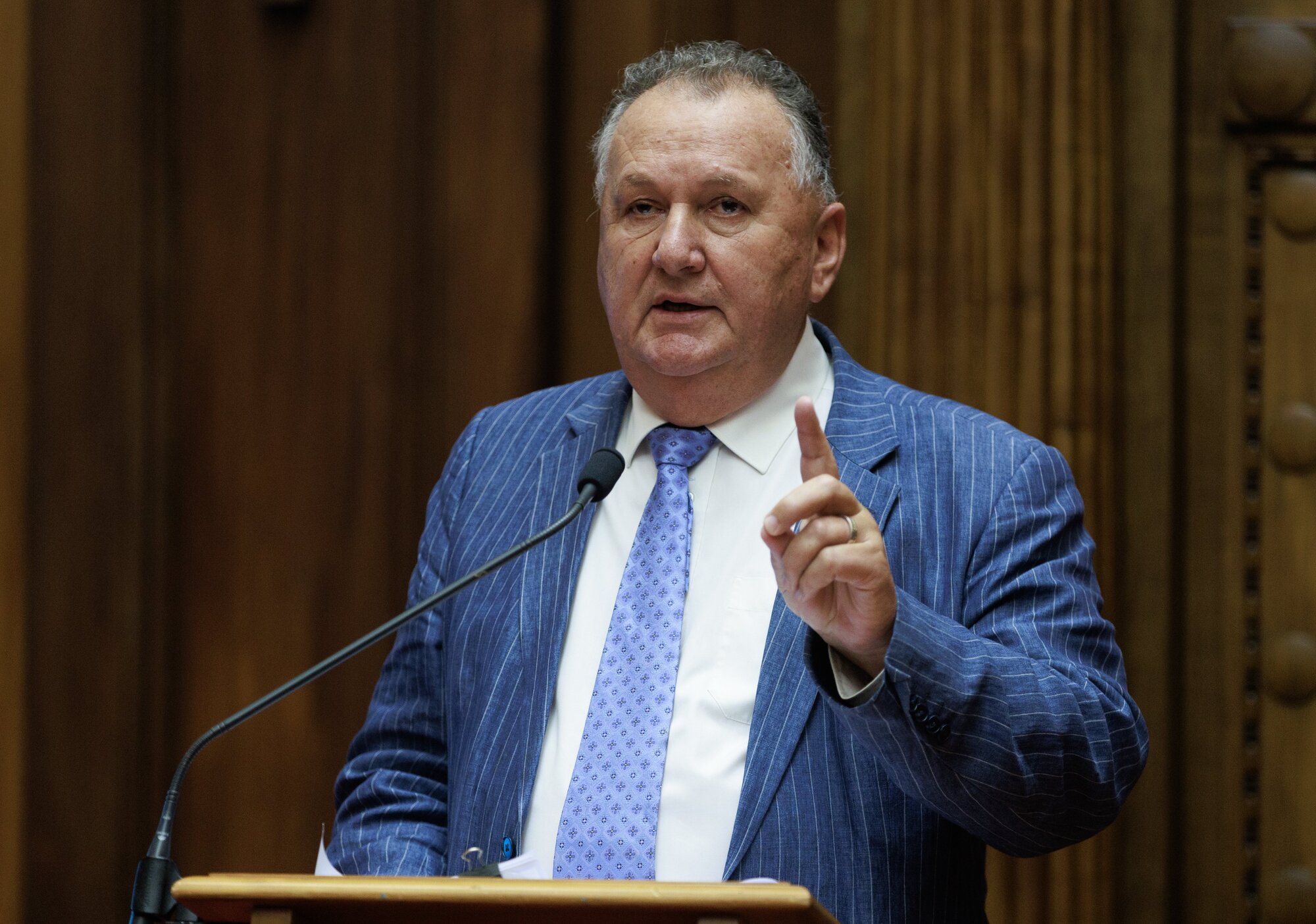 Resources Minister Shane Jones released the country's new minerals strategy last year. Photo / Mark Mitchell