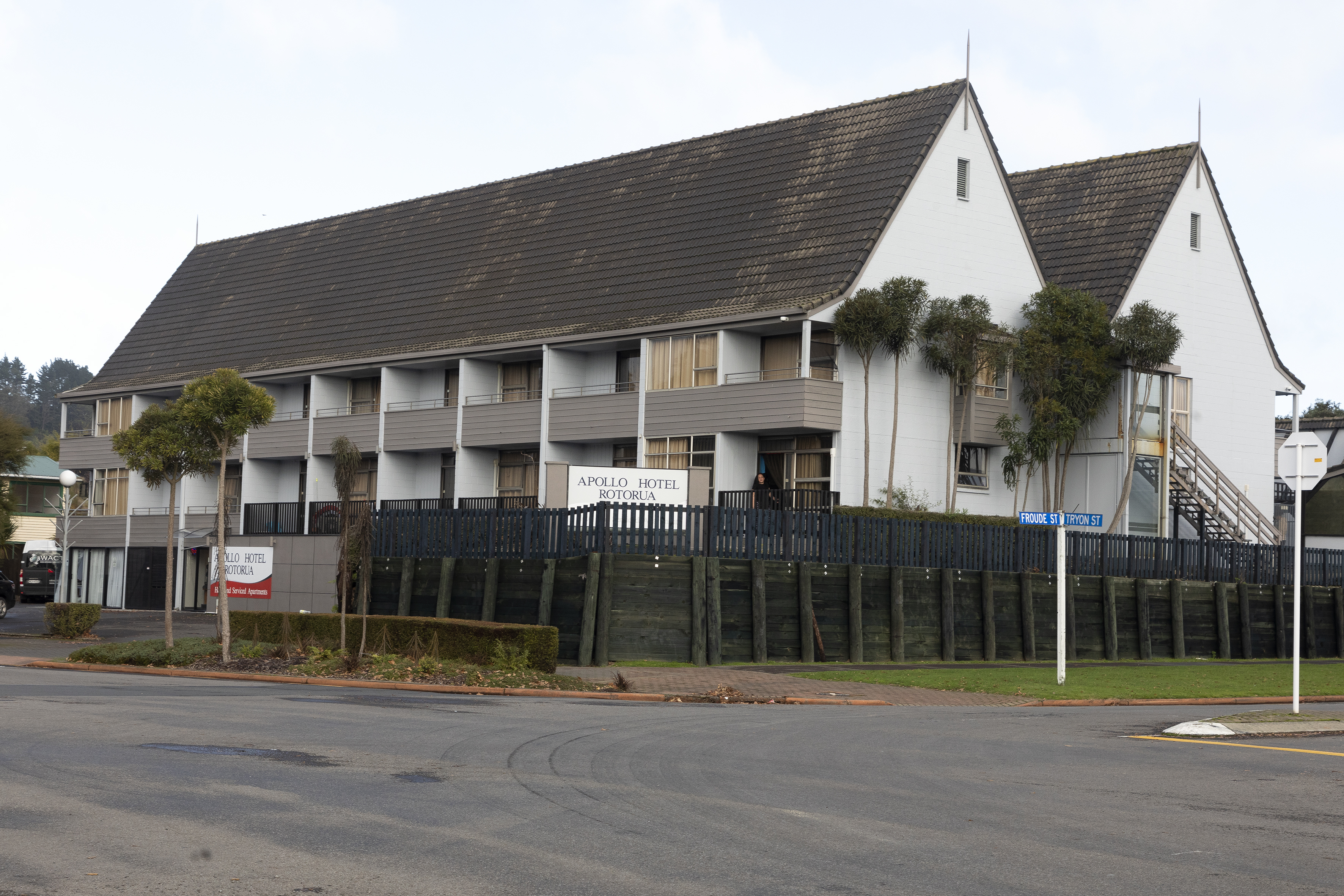 The Apollo Motel on Tyron St will close to emergency housing in the coming weeks. Photo / Kelly Makiha