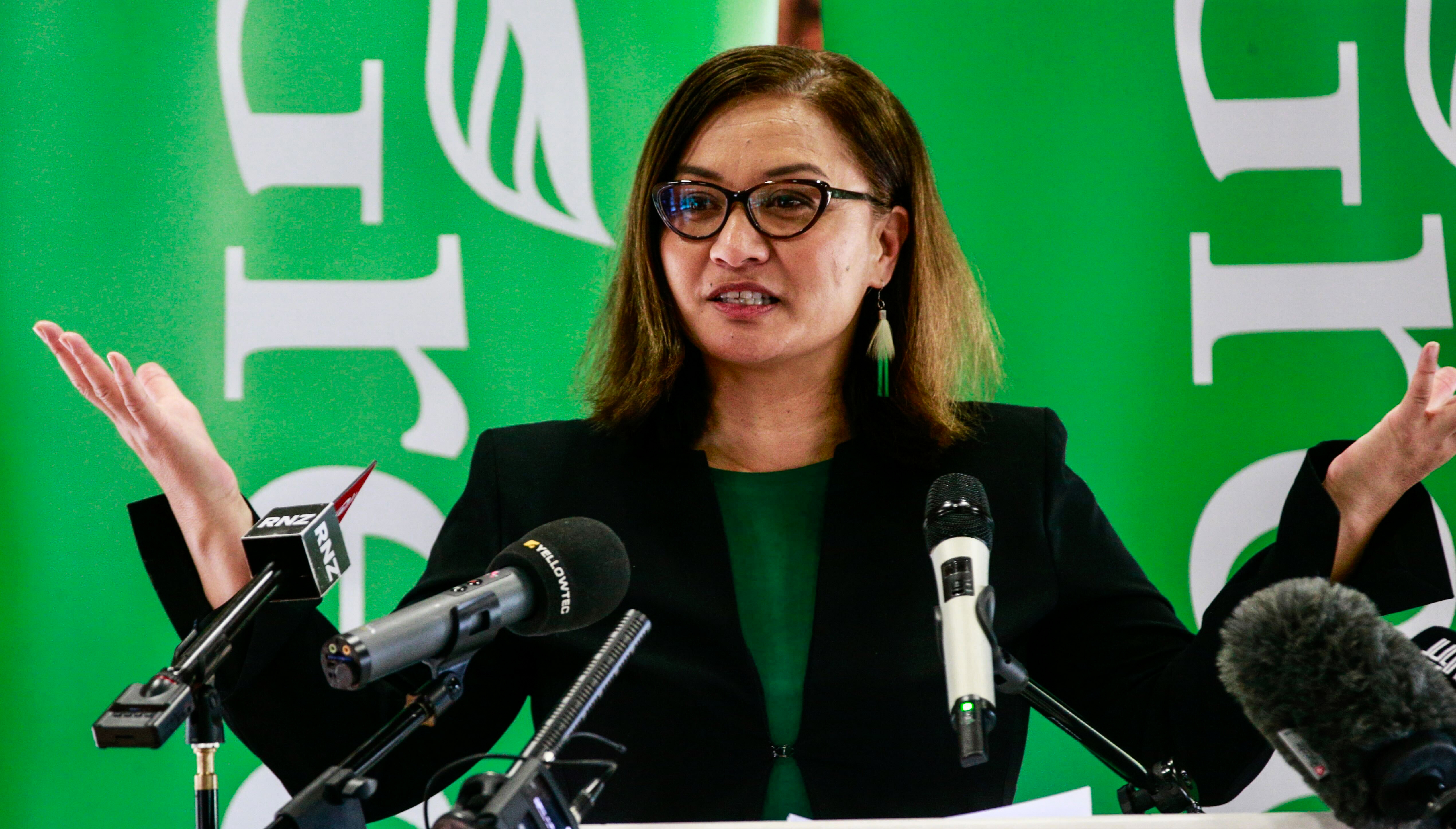 Minister for the Prevention of Family and Sexual Violence Marama Davidson, also co-leader of the Green Party. Photo / Alex Burton