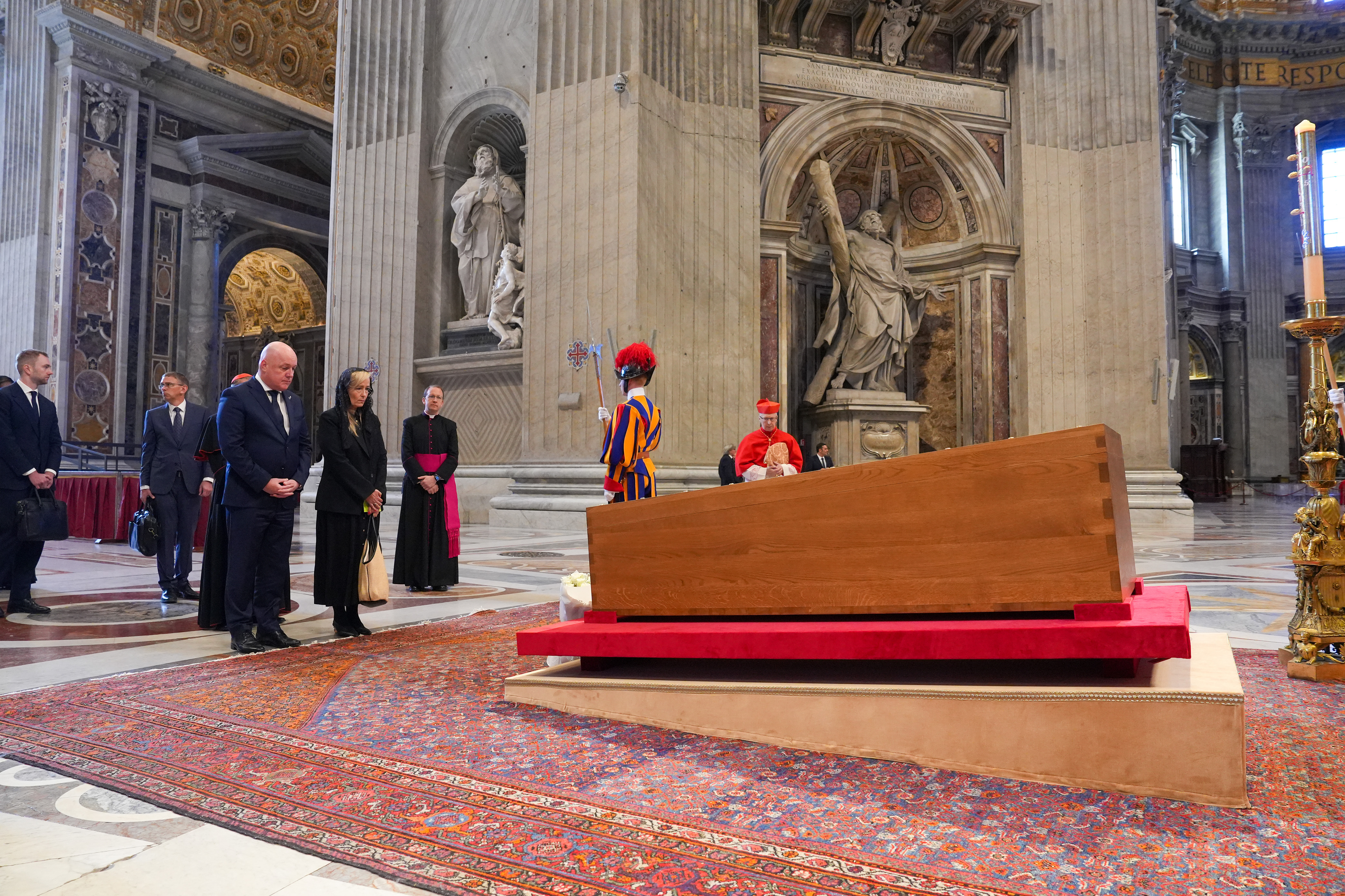Prime Minister Christopher Luxon attends the funeral of Pope Francis. Photo / Supplied