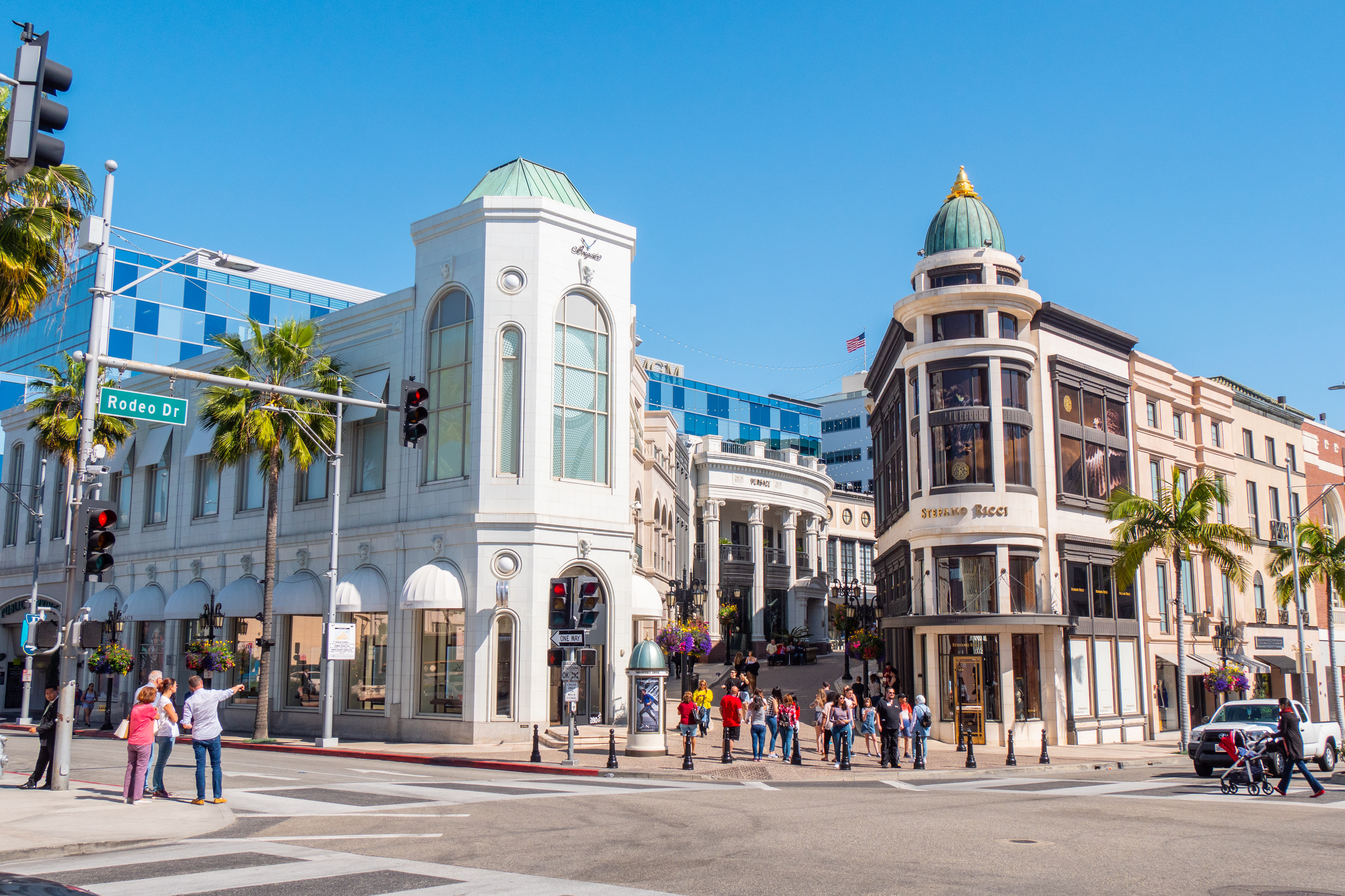 Rodeo Drive is a famous shopping street in Beverly Hills, California, known for its luxury boutiques and designer stores. Photo / 123rf