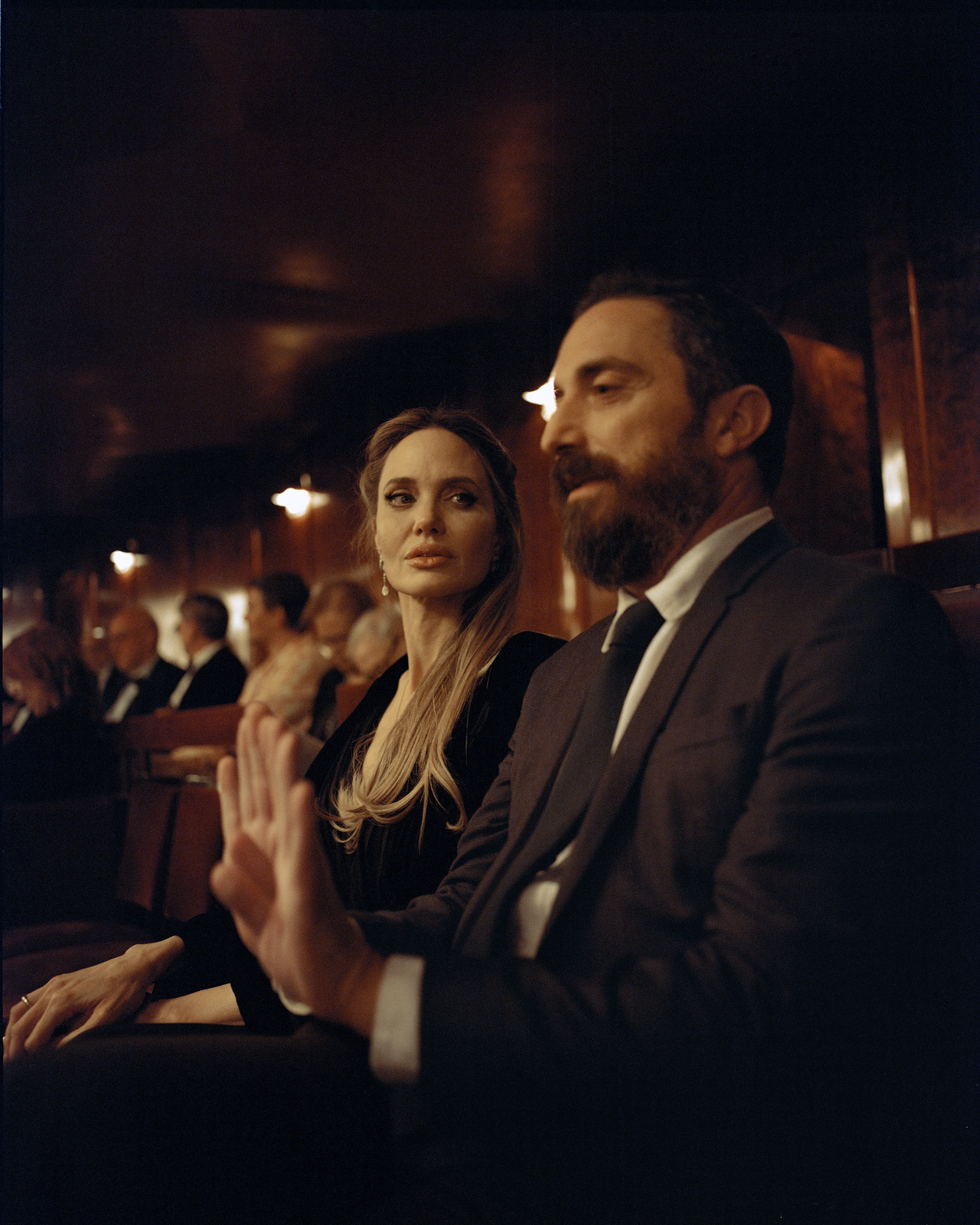 Jolie on learning to sing: “To find my voice and my breath, I had to drop all the things that were protecting me and open up again.” Photo / Sasha Arutyunova, The New York Times