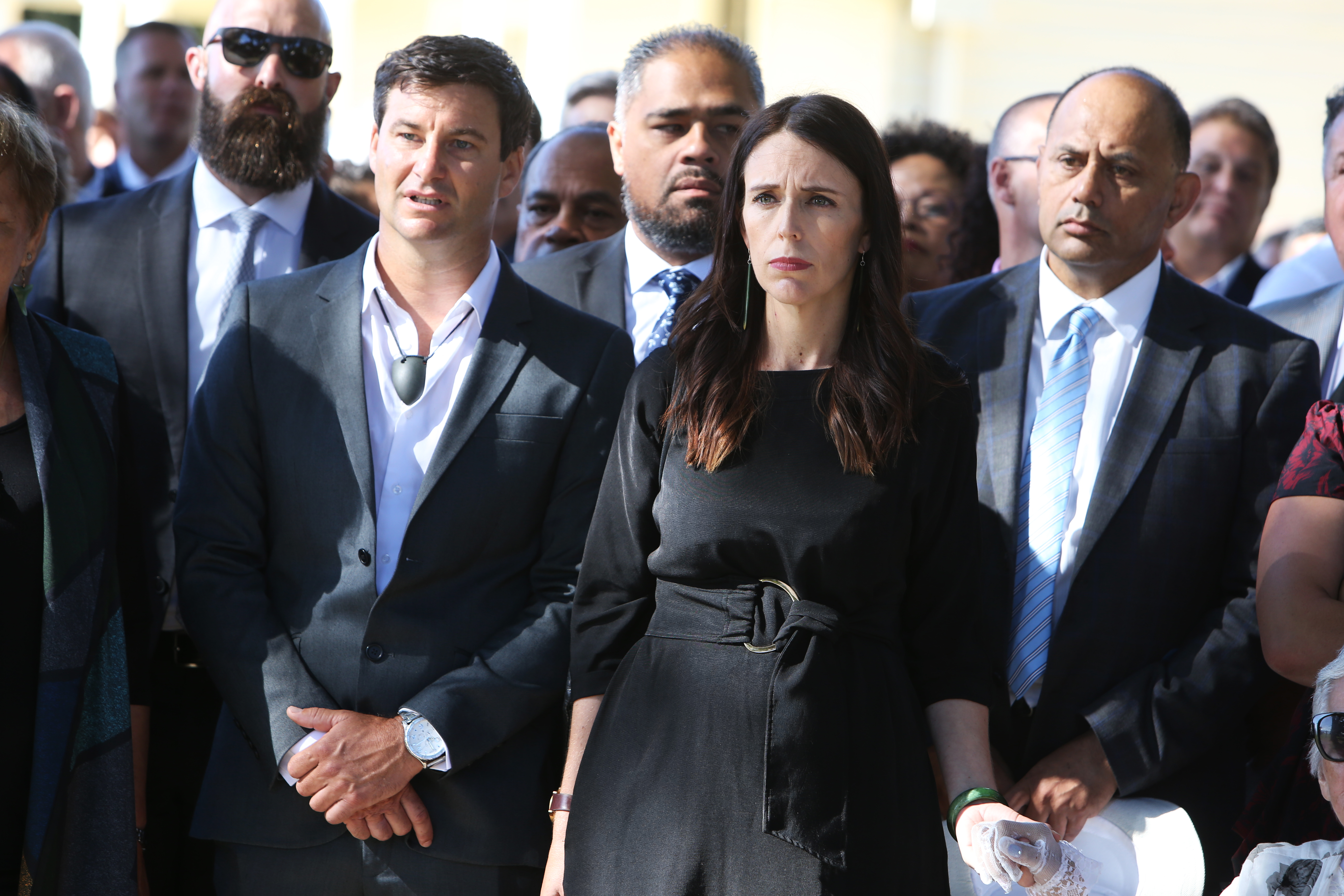 Waitangi Powhiri for dignitaries including the Prime Minister on the Treaty Grounds. Photo / John Stone