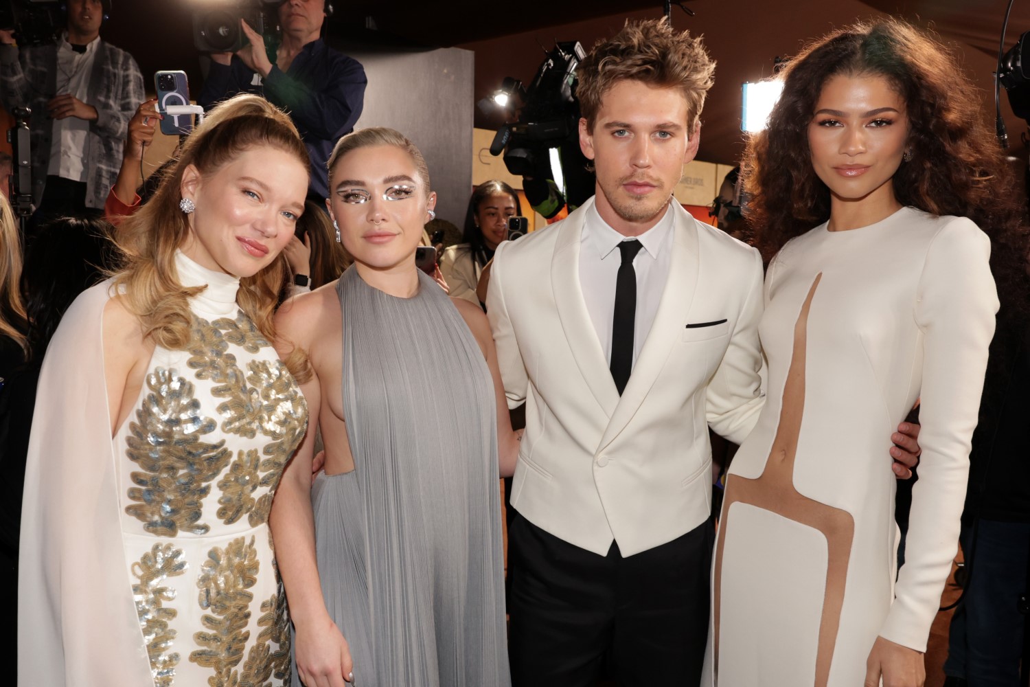 Léa Seydoux, Florence Pugh, Austin Butler and Zendaya attend the New York premiere of Dune: Part Two in New York City. Photo / Getty Images