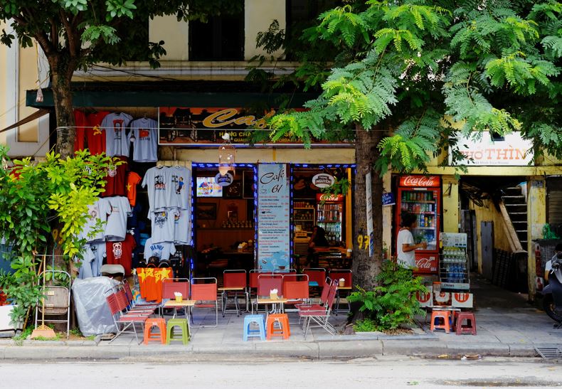 A typical street cafe in the Vietnam city of Hanoi. Photo / Hieu Tran on Unsplash