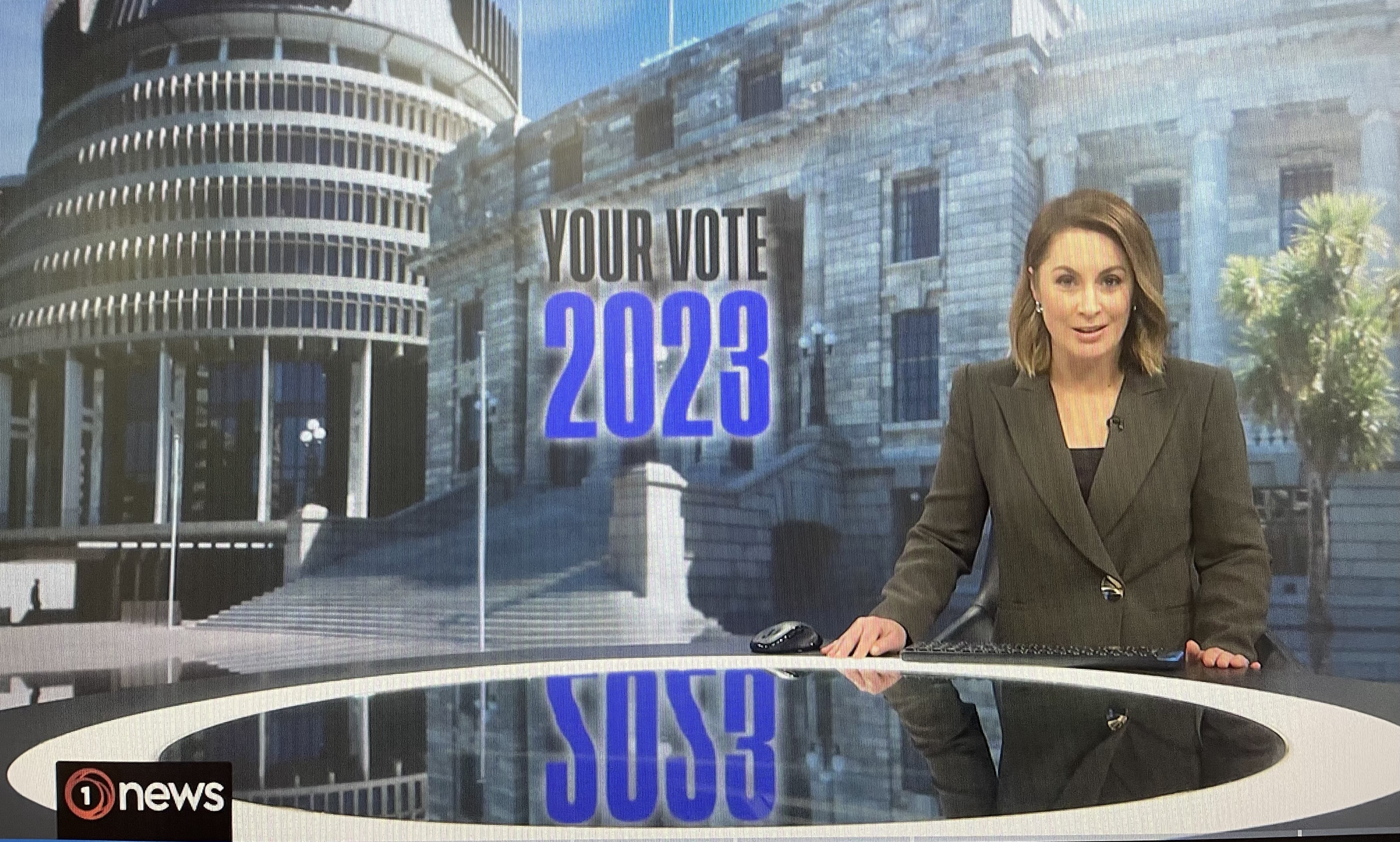...and the new-look logo on Sunday night.
