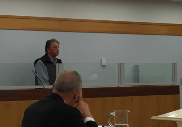 Peter Hercock in court over sexual assault charges in 2016. Photo / Jimmy Ellingham