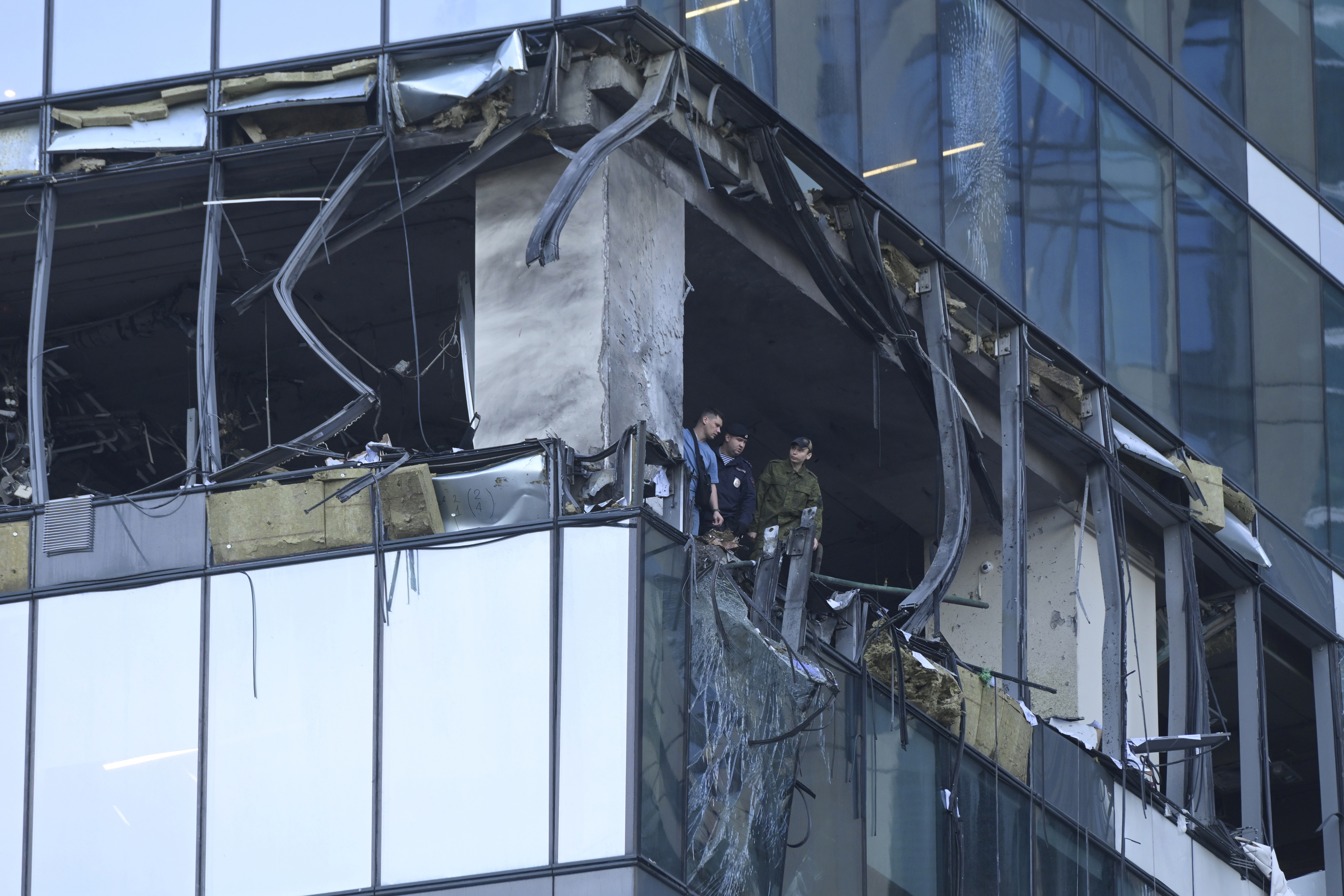 Sunday’s attack on Moscow was the fourth such strike on the capital region this month. Photo / AP