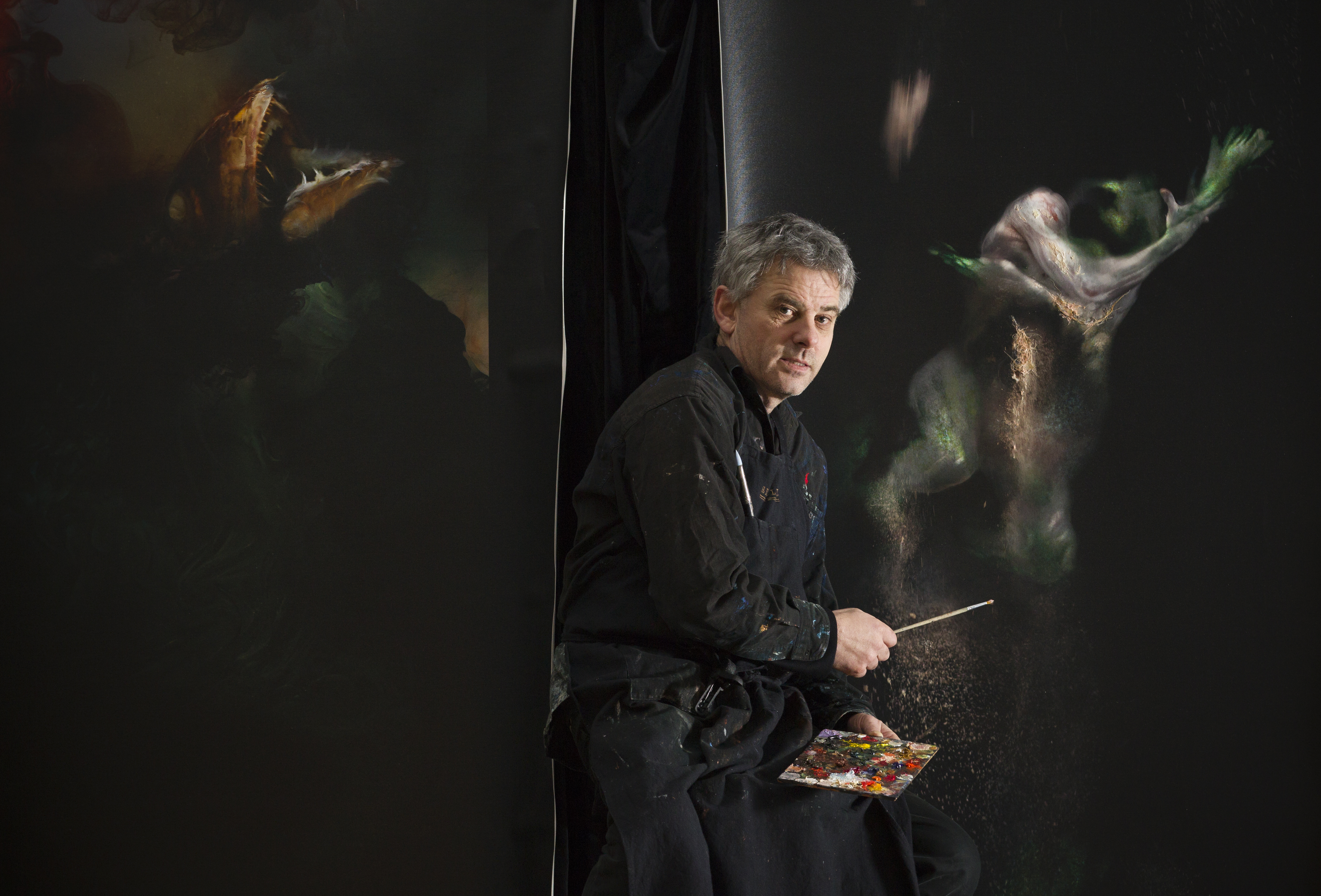Filmmaker and artist Vincent Ward. Photo / Greg Bowker