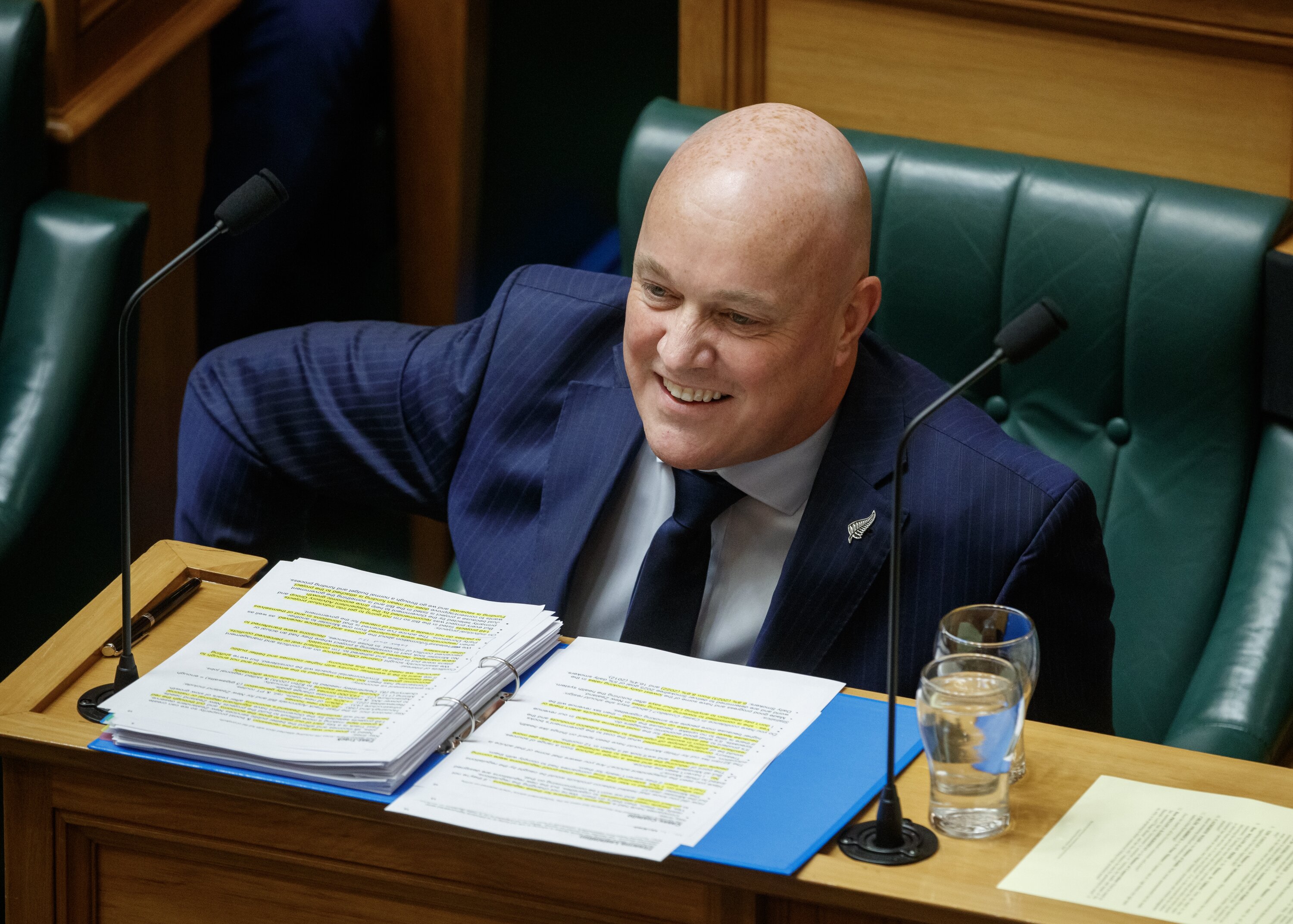 Prime Minister Christopher Luxon during Question Time in Parliament. Photo / Mark Mitchell