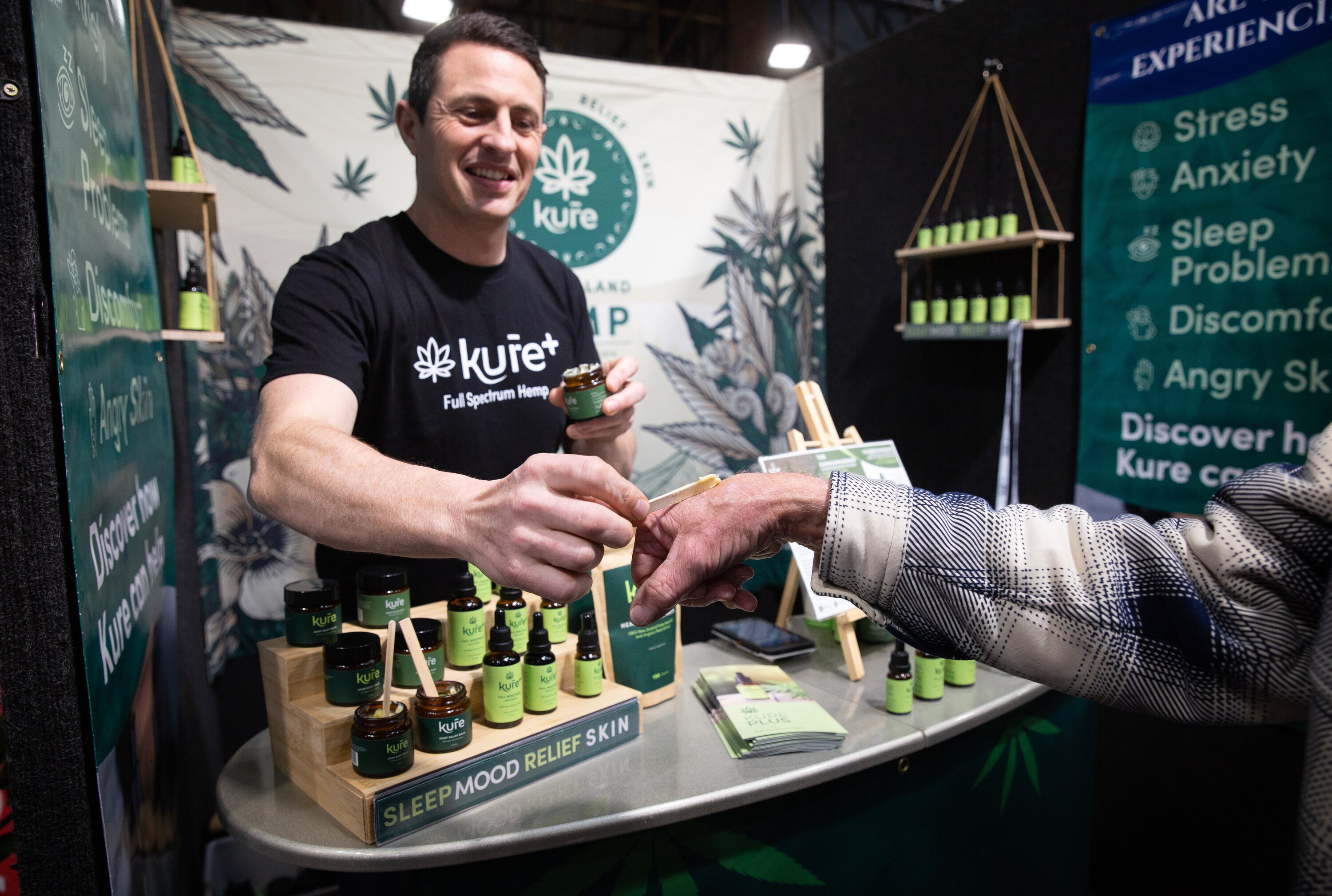 First-time Auckland Food Show exhibitor Kure. Photo / Sylvie Whinray